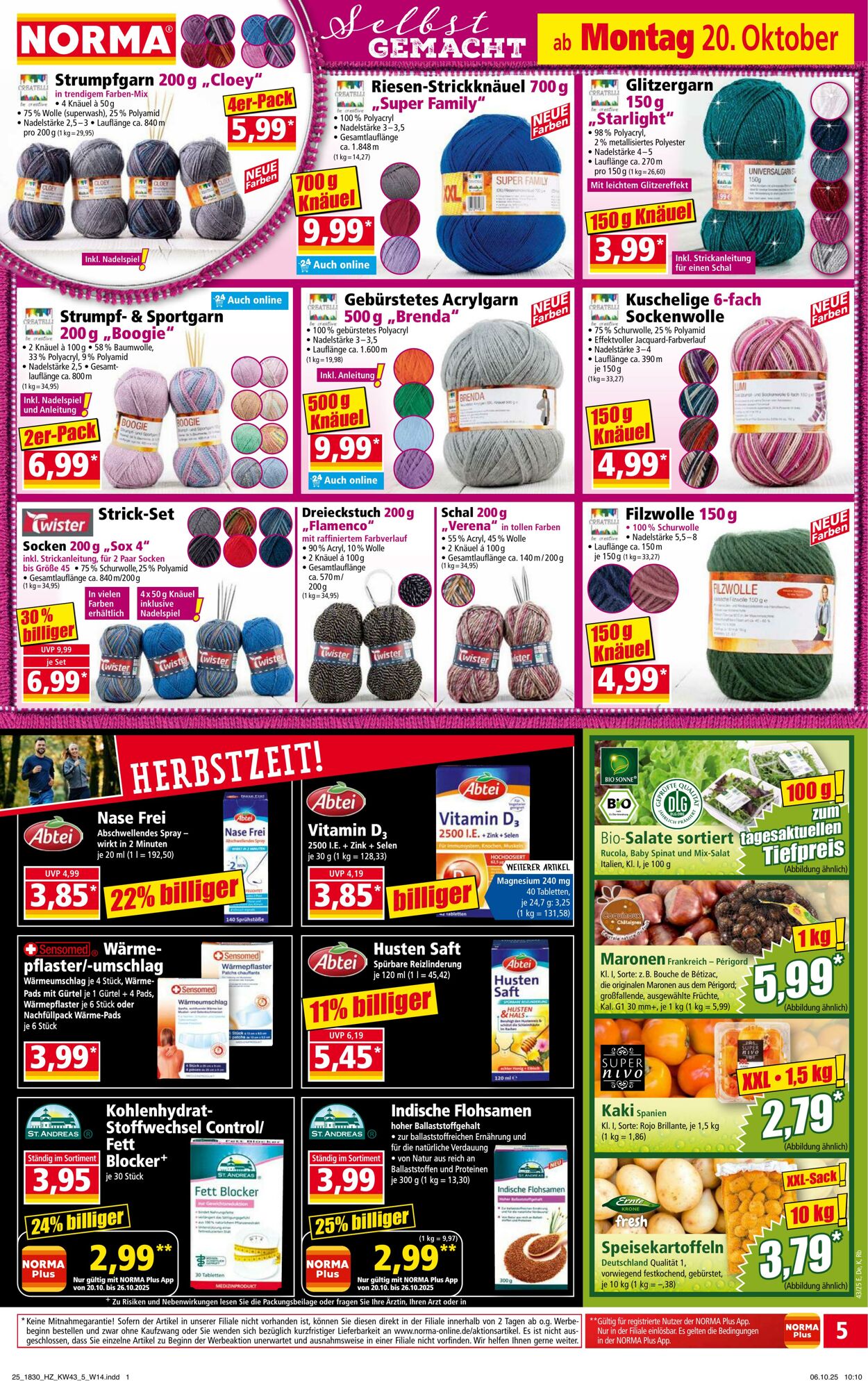 Prospekt Norma 06.10.2025 - 11.10.2025