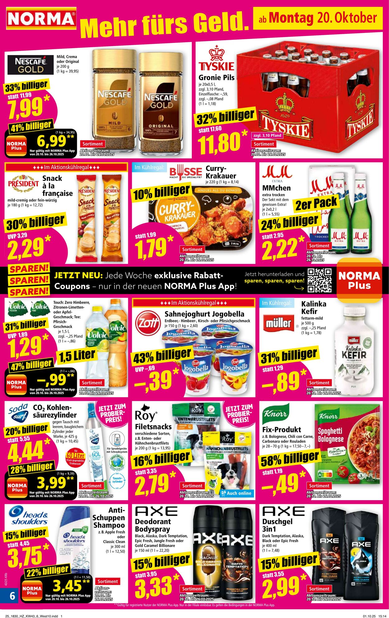 Prospekt Norma 06.10.2025 - 11.10.2025