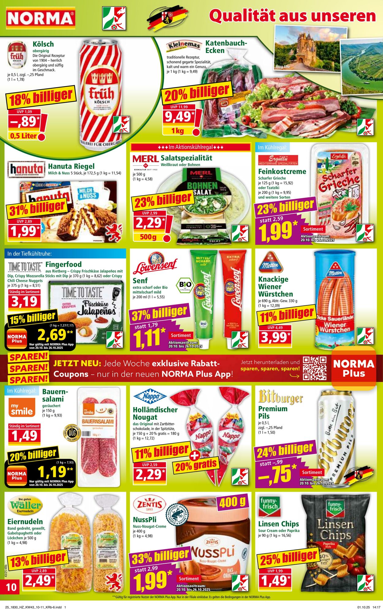 Prospekt Norma 06.10.2025 - 11.10.2025