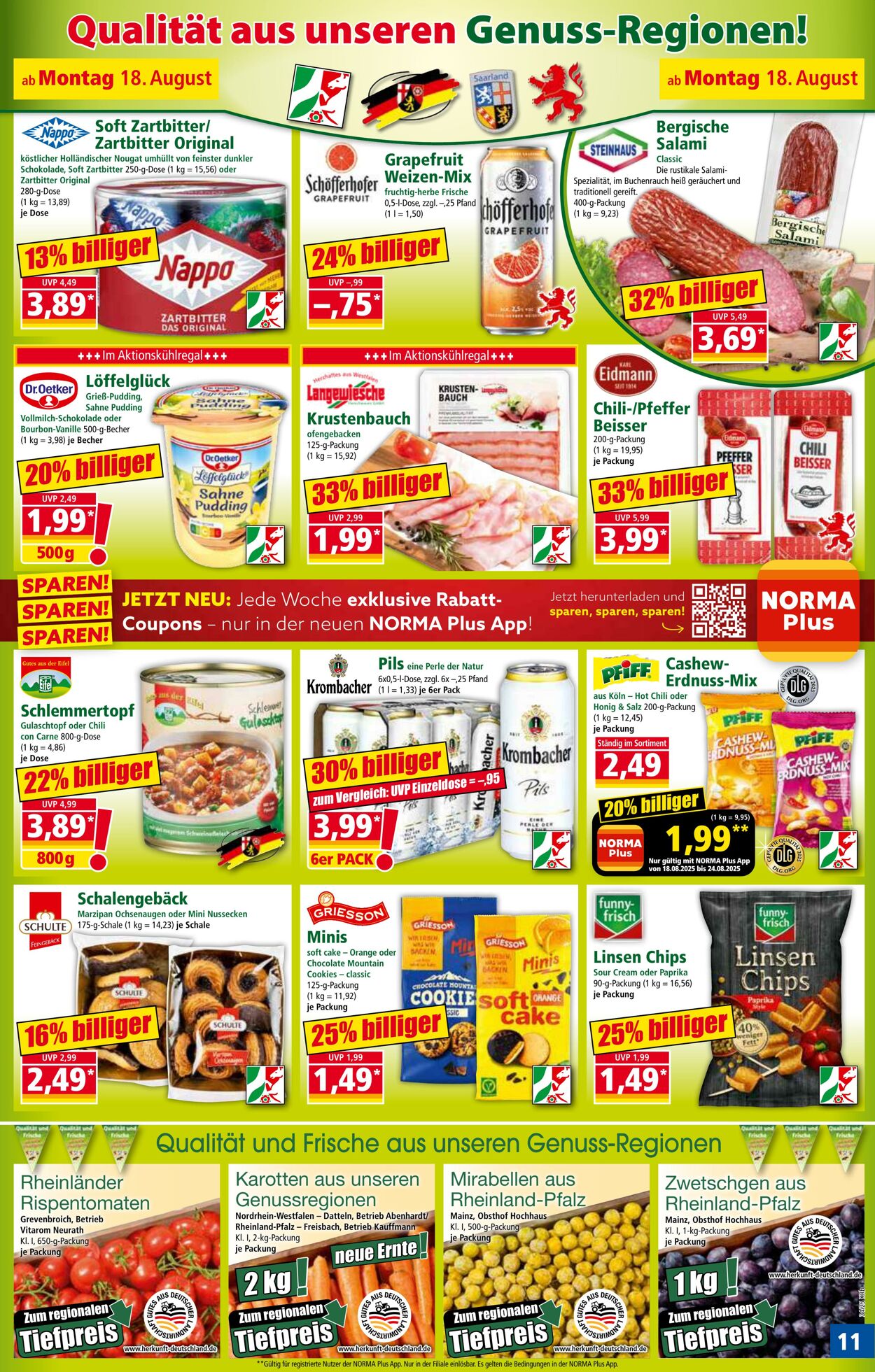 Prospekt Norma 04.08.2025 - 09.08.2025