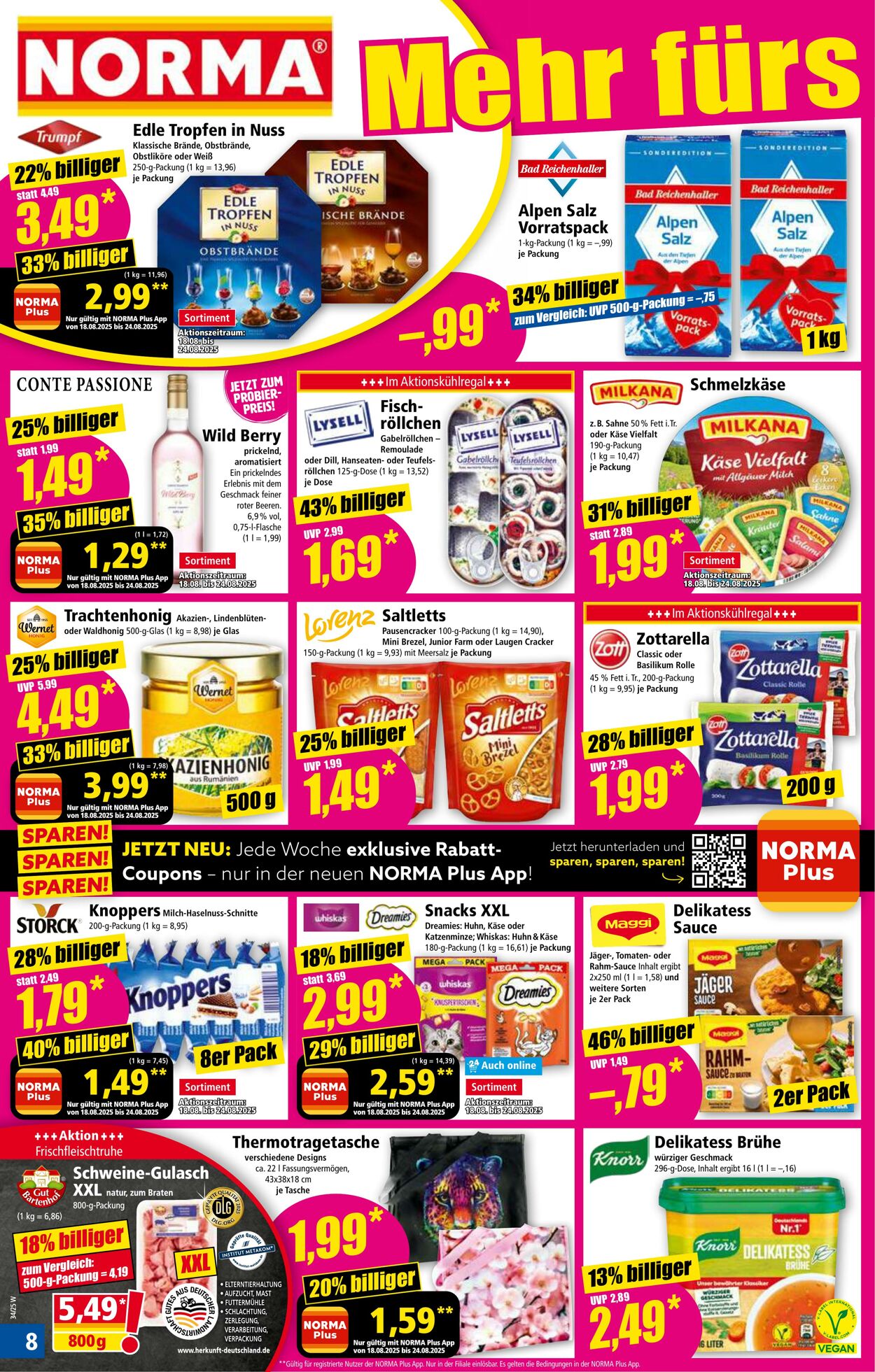 Prospekt Norma 04.08.2025 - 09.08.2025