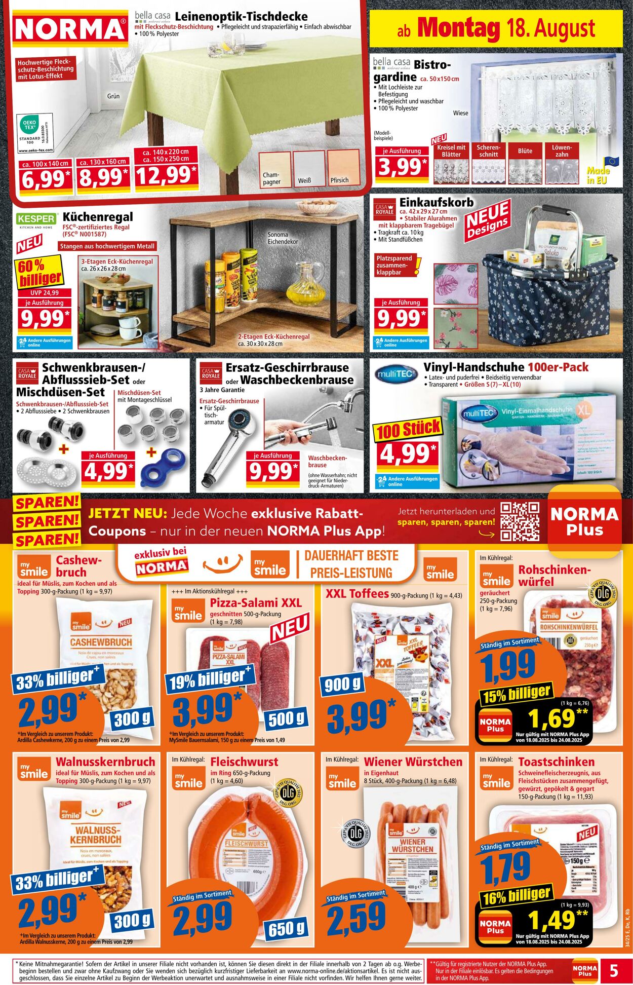 Prospekt Norma 04.08.2025 - 09.08.2025
