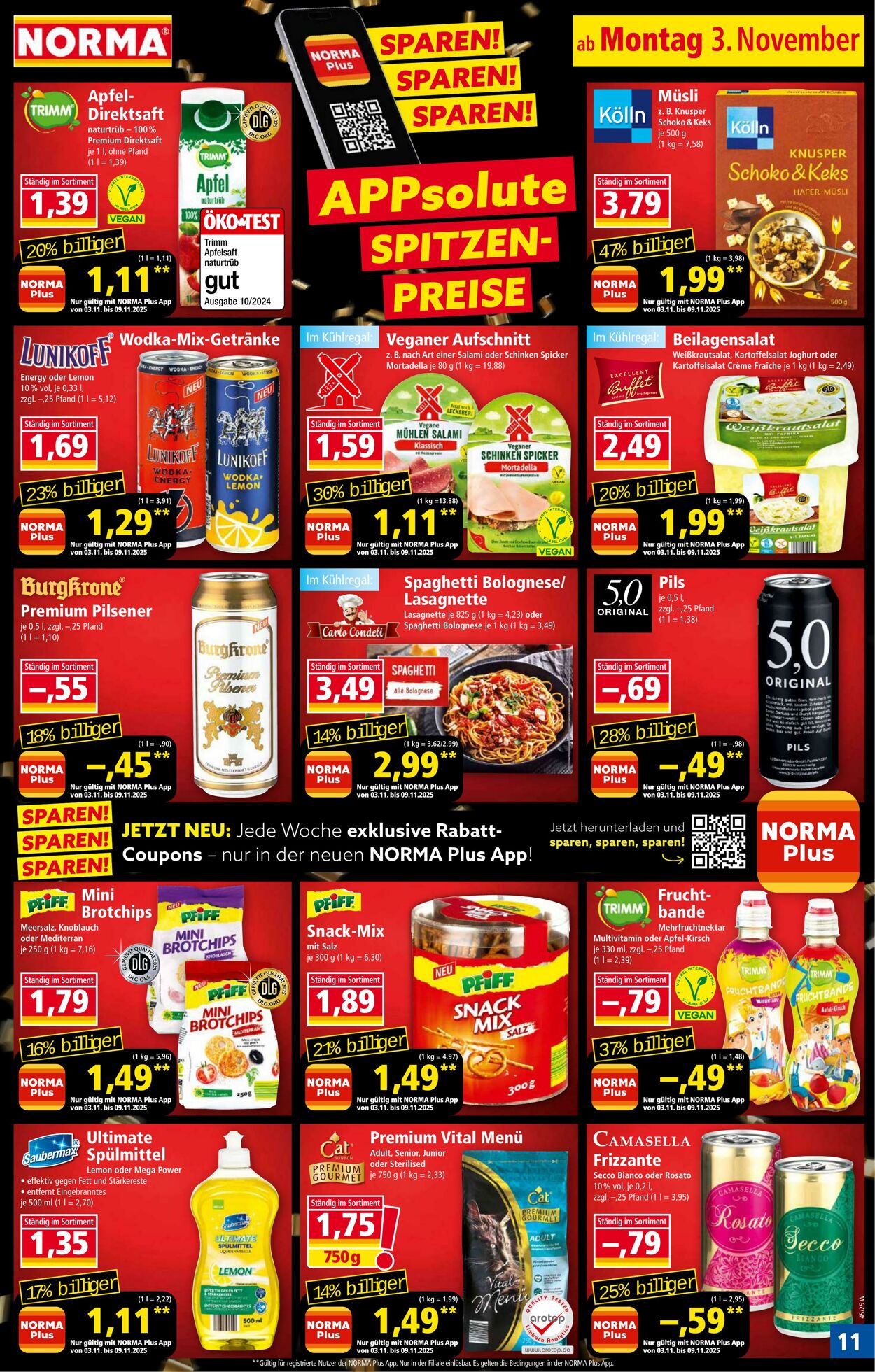 Prospekt Norma 20.10.2025 - 25.10.2025