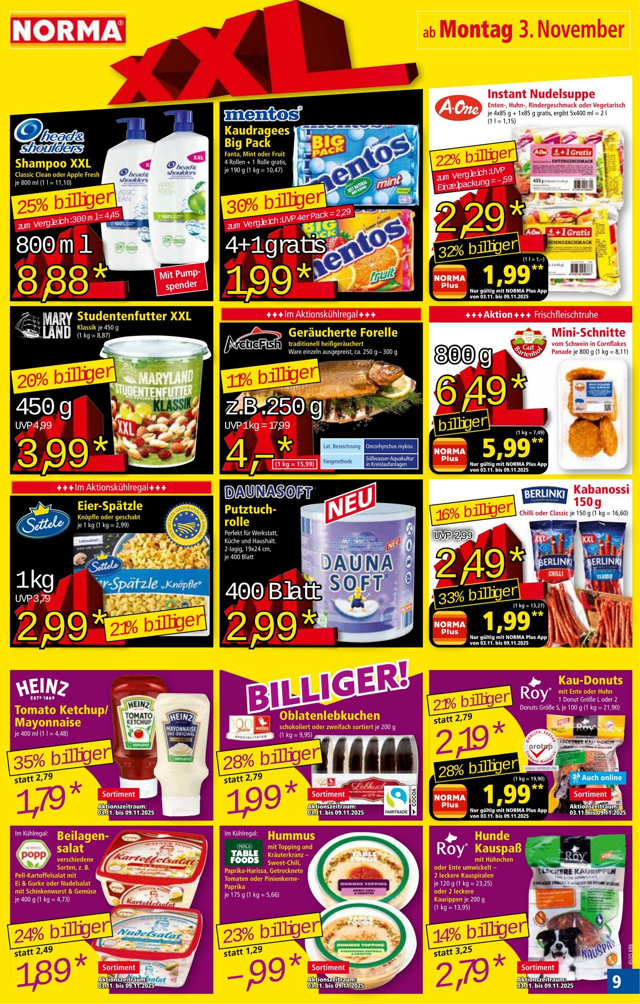 Prospekt Norma 20.10.2025 - 25.10.2025