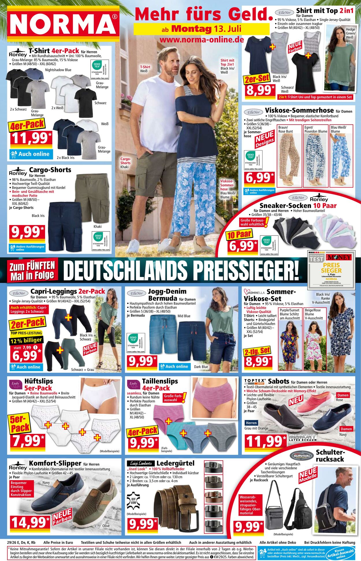 Prospekt Norma - NORMA - Ihr Lebensmittel-Discounter | Online-Prospekt 29 Jun, 2026 - 4 Jul, 2026