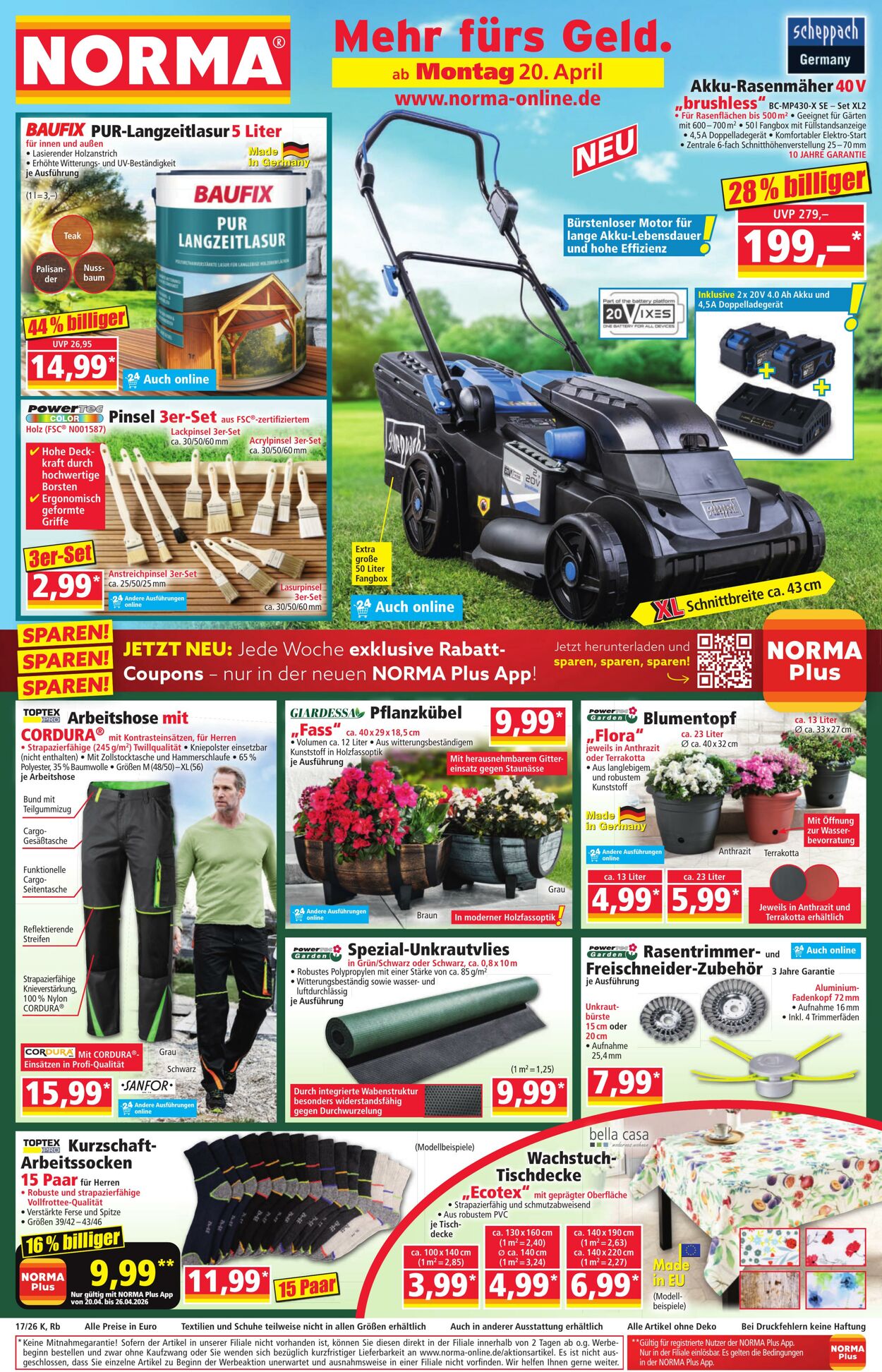 Prospekt Norma - NORMA - Ihr Lebensmittel-Discounter | Online-Prospekt 6 Apr, 2026 - 11 Apr, 2026