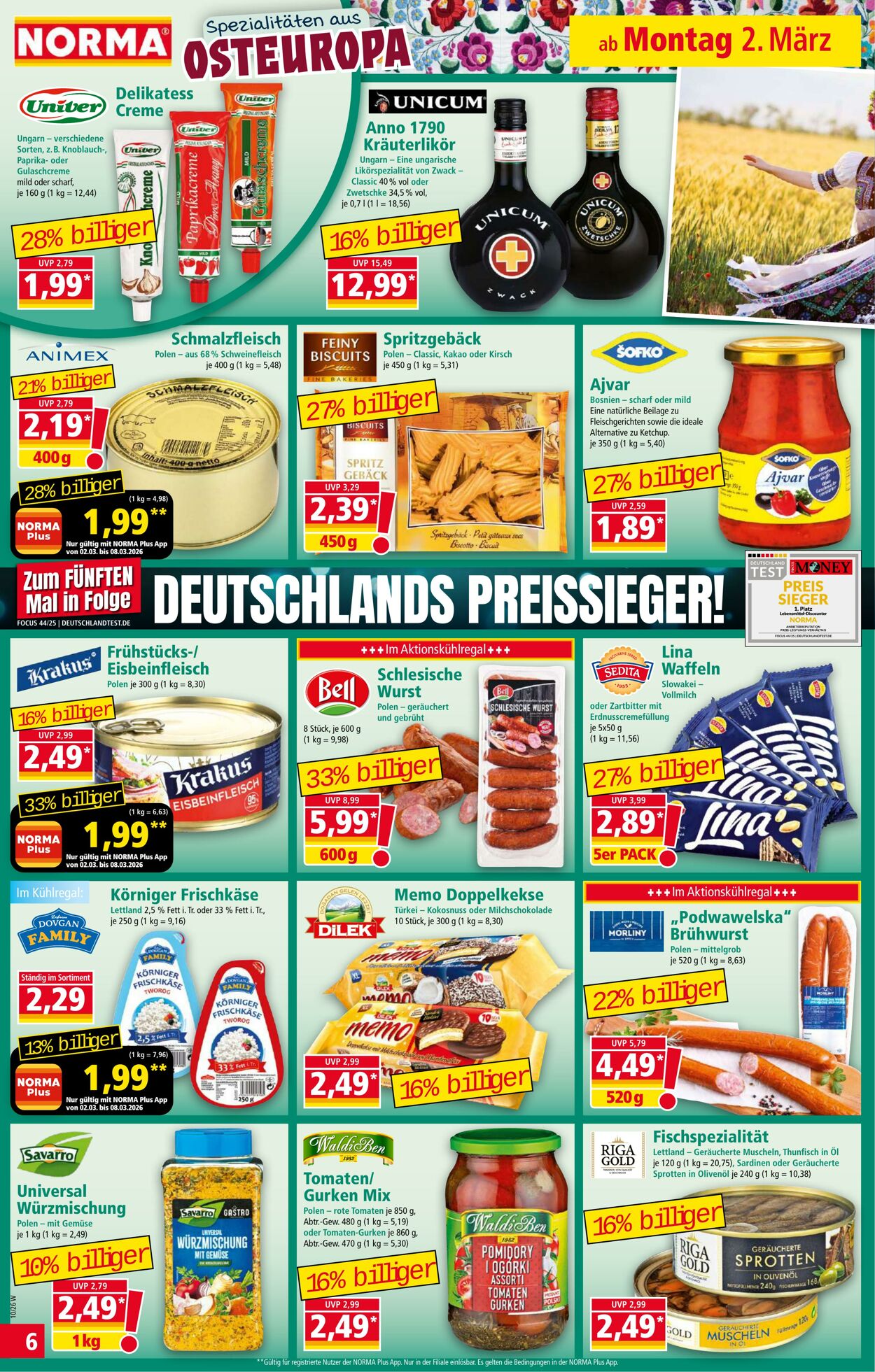 Prospekt Norma 16.02.2026 - 21.02.2026