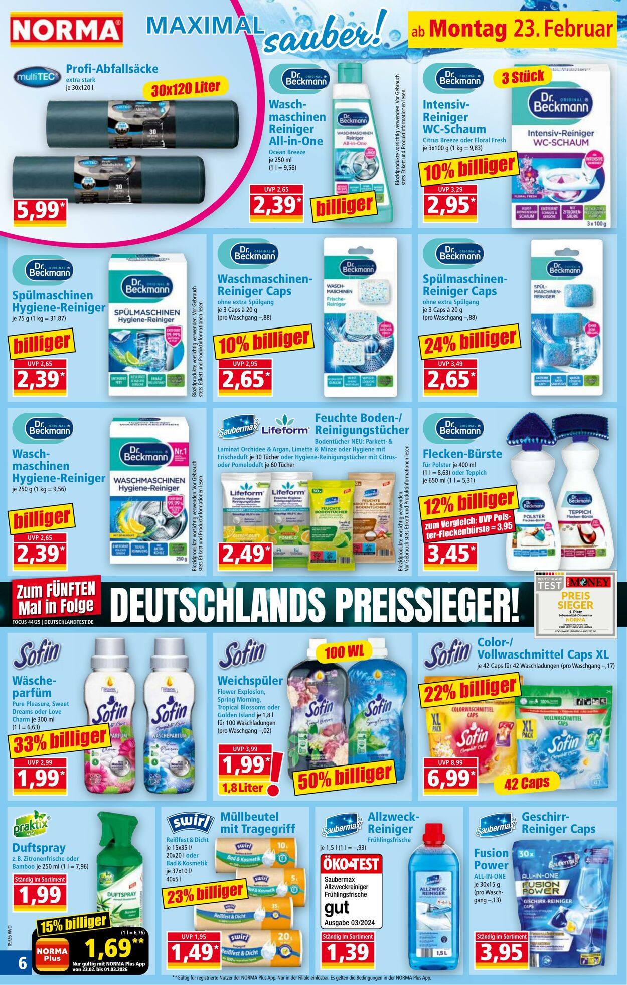 Prospekt Norma 16.02.2026 - 21.02.2026