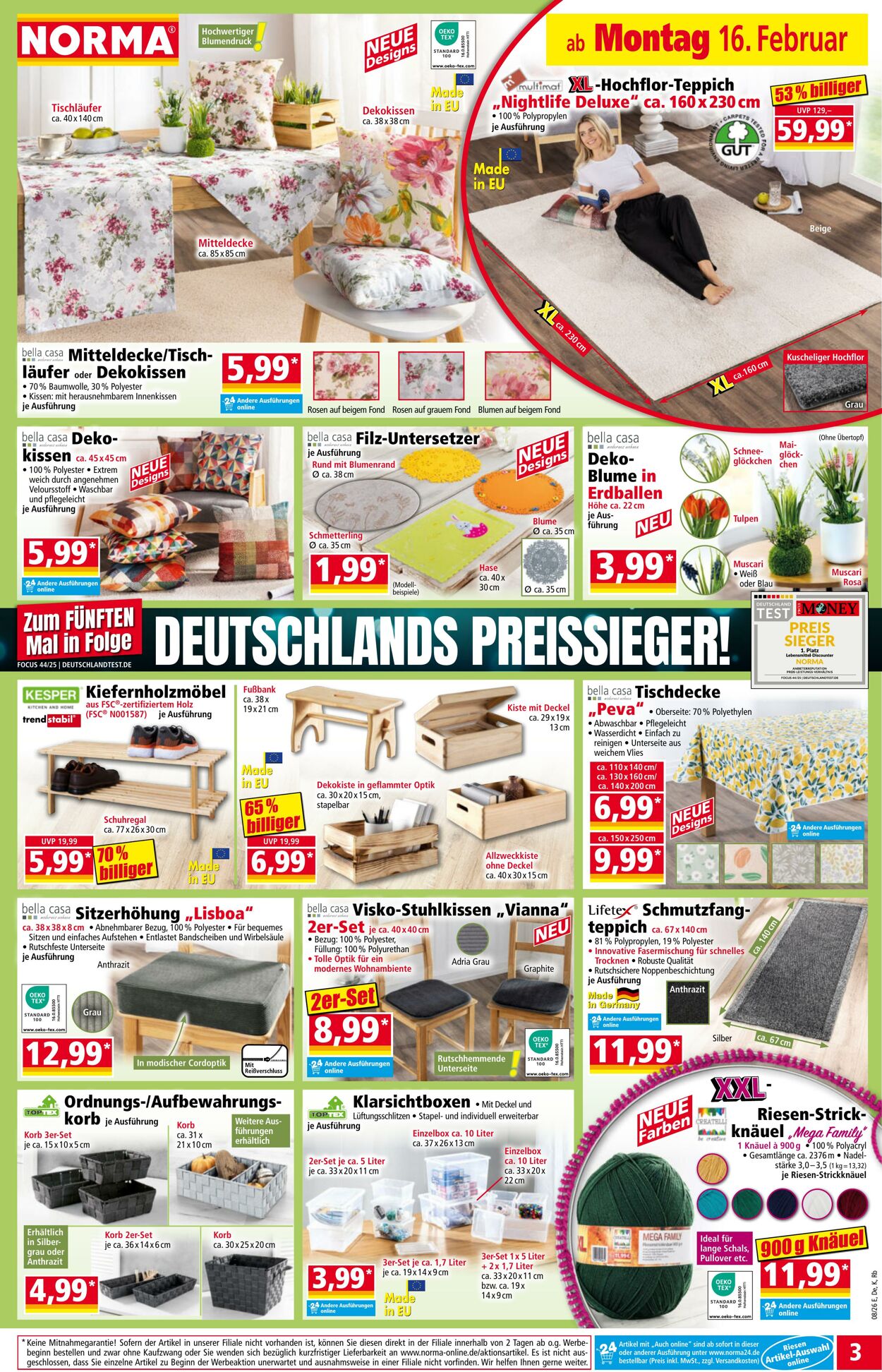 Prospekt Norma 16.02.2026 - 21.02.2026