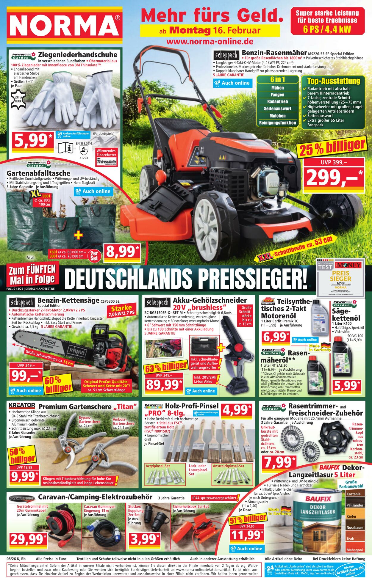 Prospekt Norma - NORMA - Ihr Lebensmittel-Discounter | Online-Prospekt 16 Feb, 2026 - 21 Feb, 2026