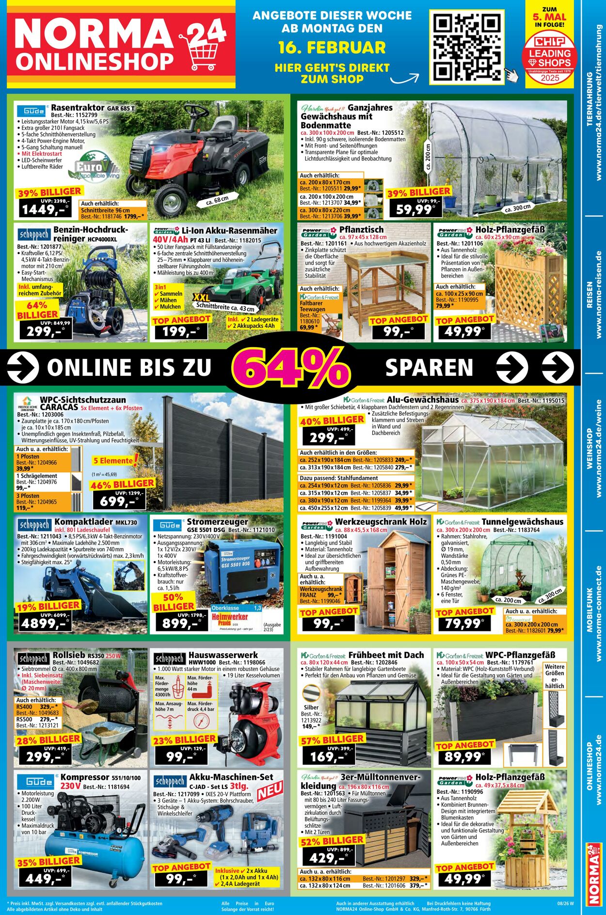 Prospekt Norma - NORMA - Ihr Lebensmittel-Discounter | Online-Prospekt 16 Feb, 2026 - 21 Feb, 2026