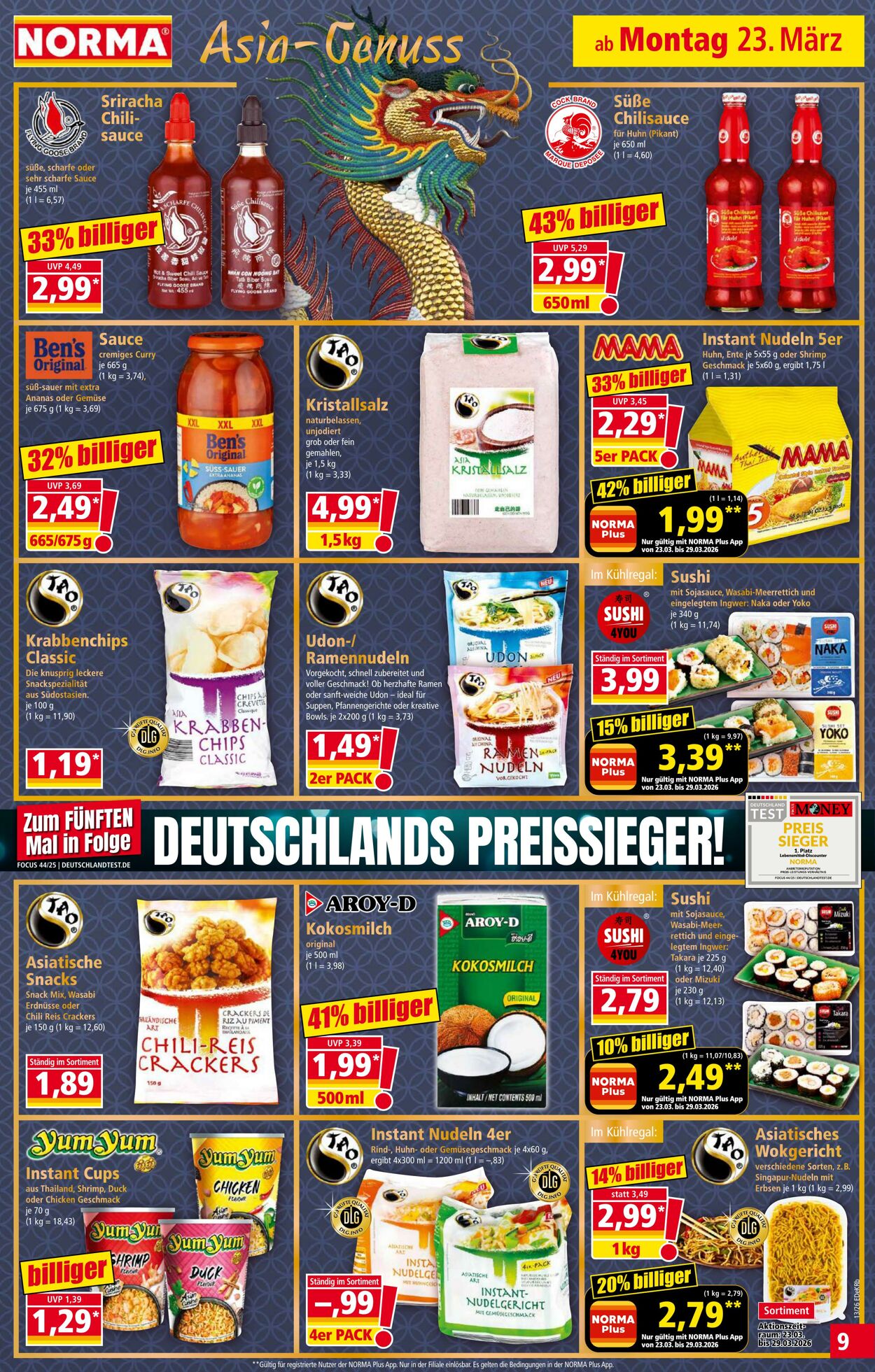 Prospekt Norma 09.03.2026 - 14.03.2026