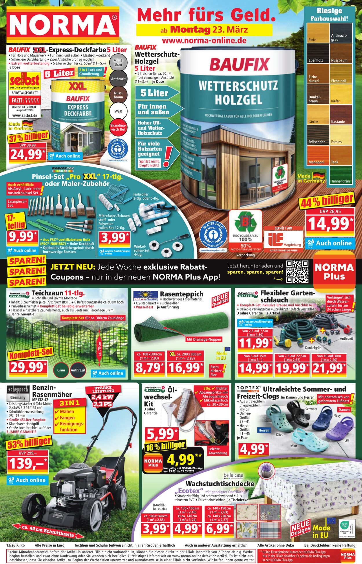 Prospekt Norma - NORMA - Ihr Lebensmittel-Discounter | Online-Prospekt 9 Mär, 2026 - 14 Mär, 2026