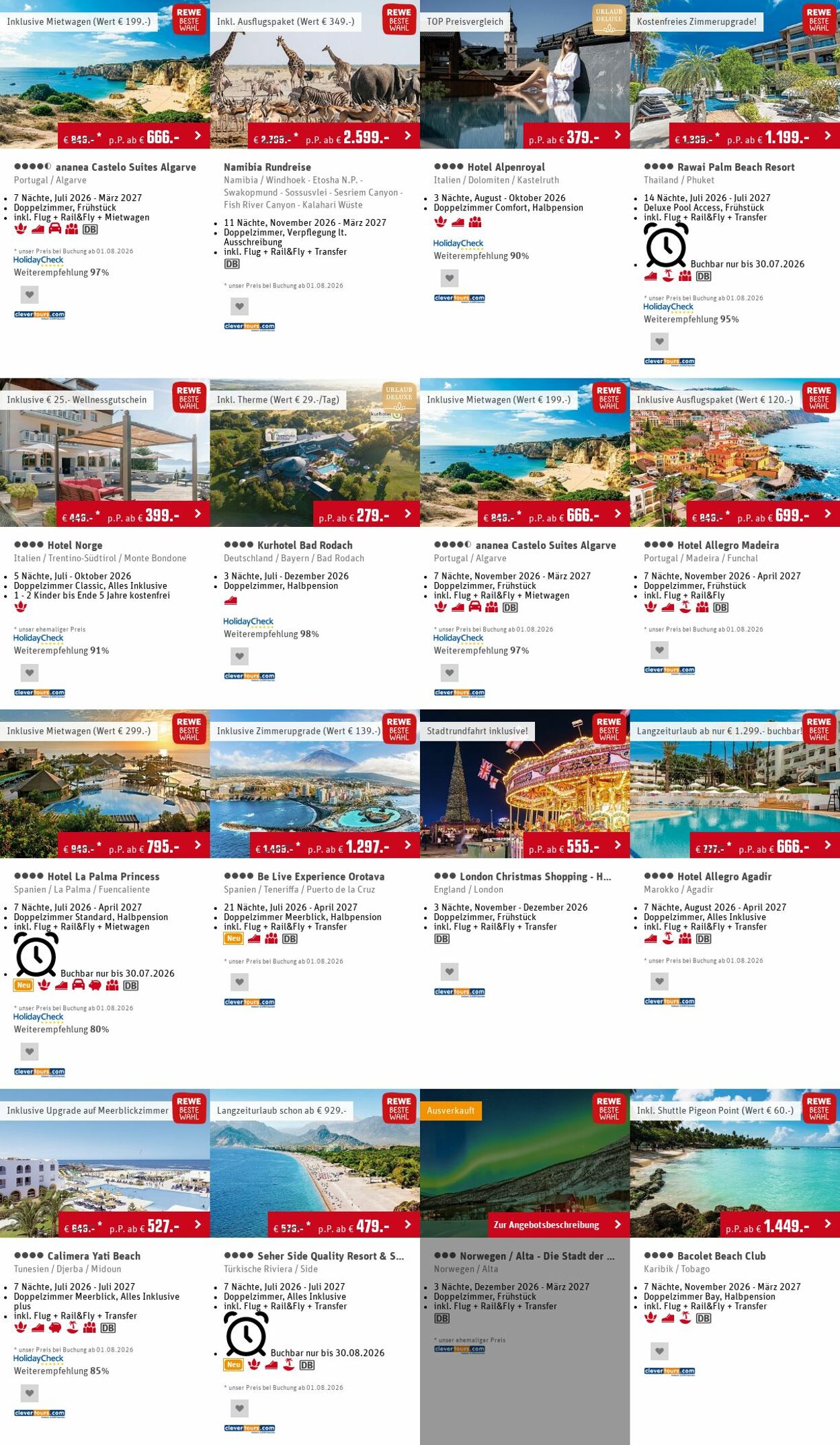 Prospekt Rewe - Angebote Prospekt Juli 2026 | REWE Reisen 6 Jul, 2026 - 15 Jul, 2026