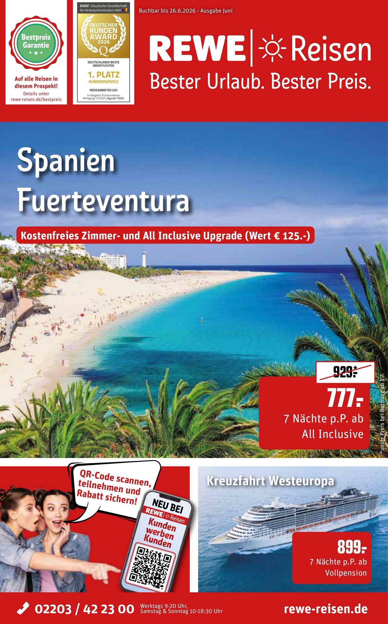 Prospekt Rewe 08.06.2026 - 16.06.2026