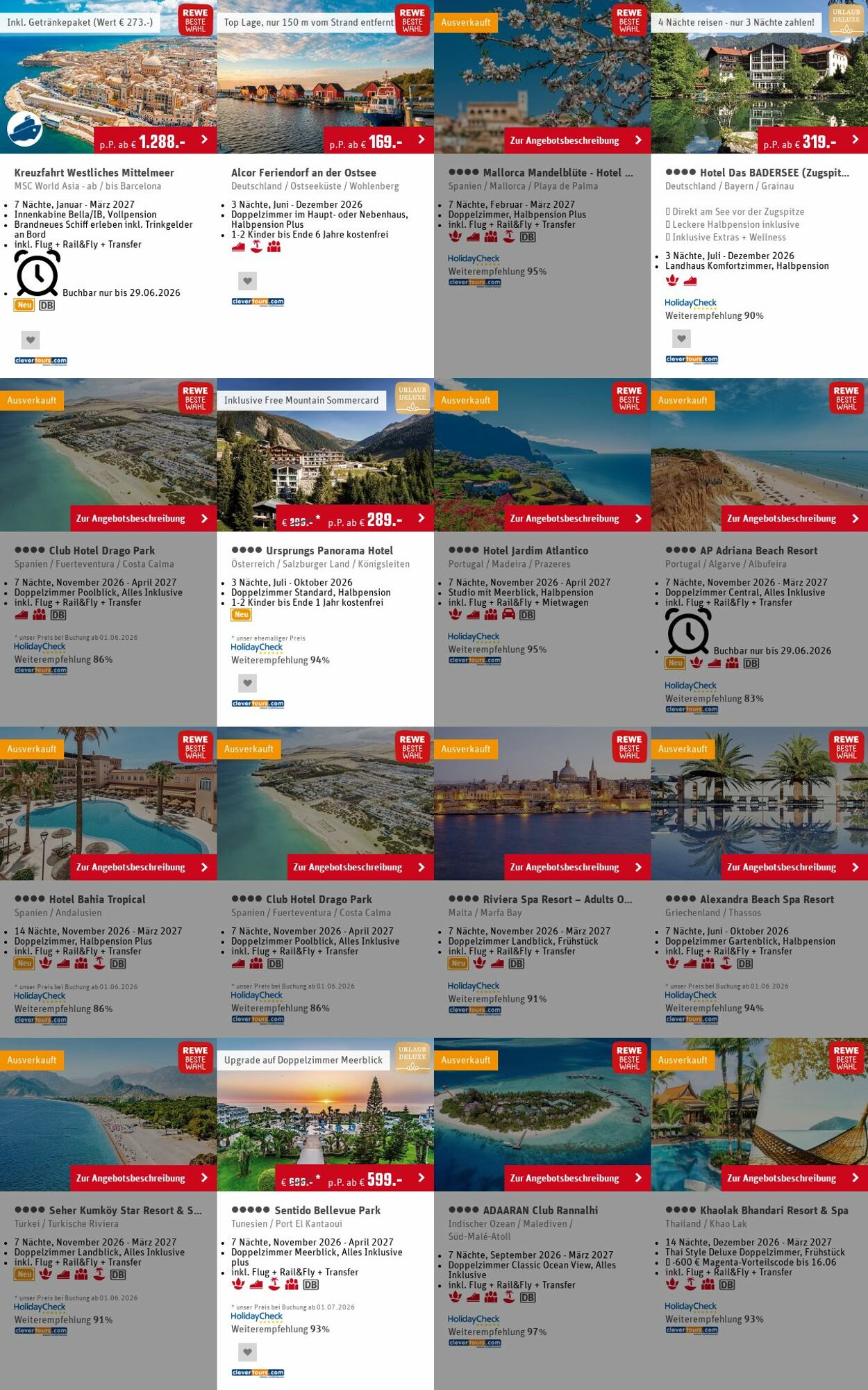 Prospekt Rewe - Angebote Prospekt Mai 2026 | REWE Reisen 22 Jun, 2026 - 1 Jul, 2026
