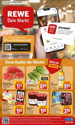 Prospekt Rewe 18.07.2022 - 23.07.2022