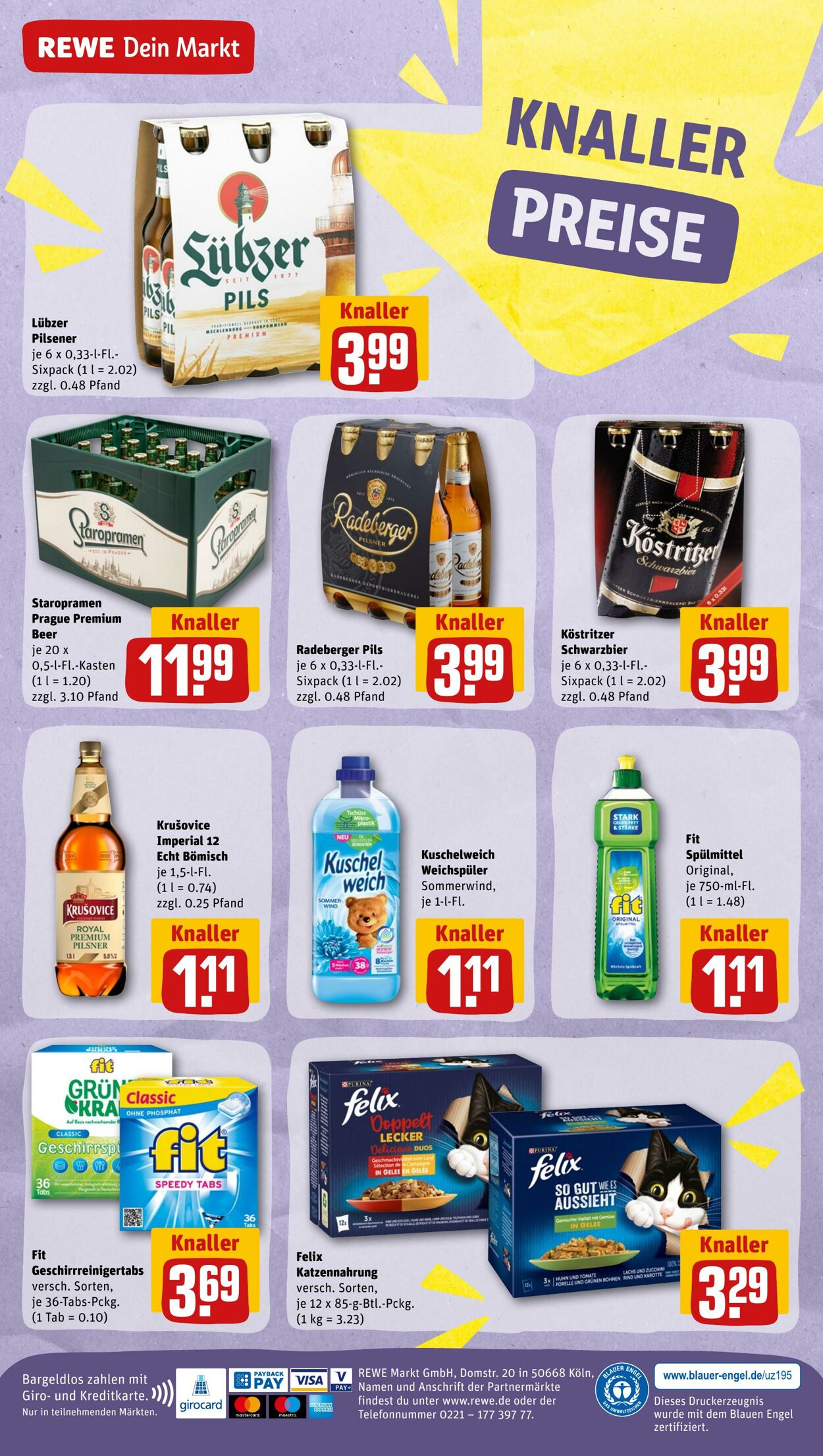 Prospekt Rewe 22.08.2022 - 27.08.2022