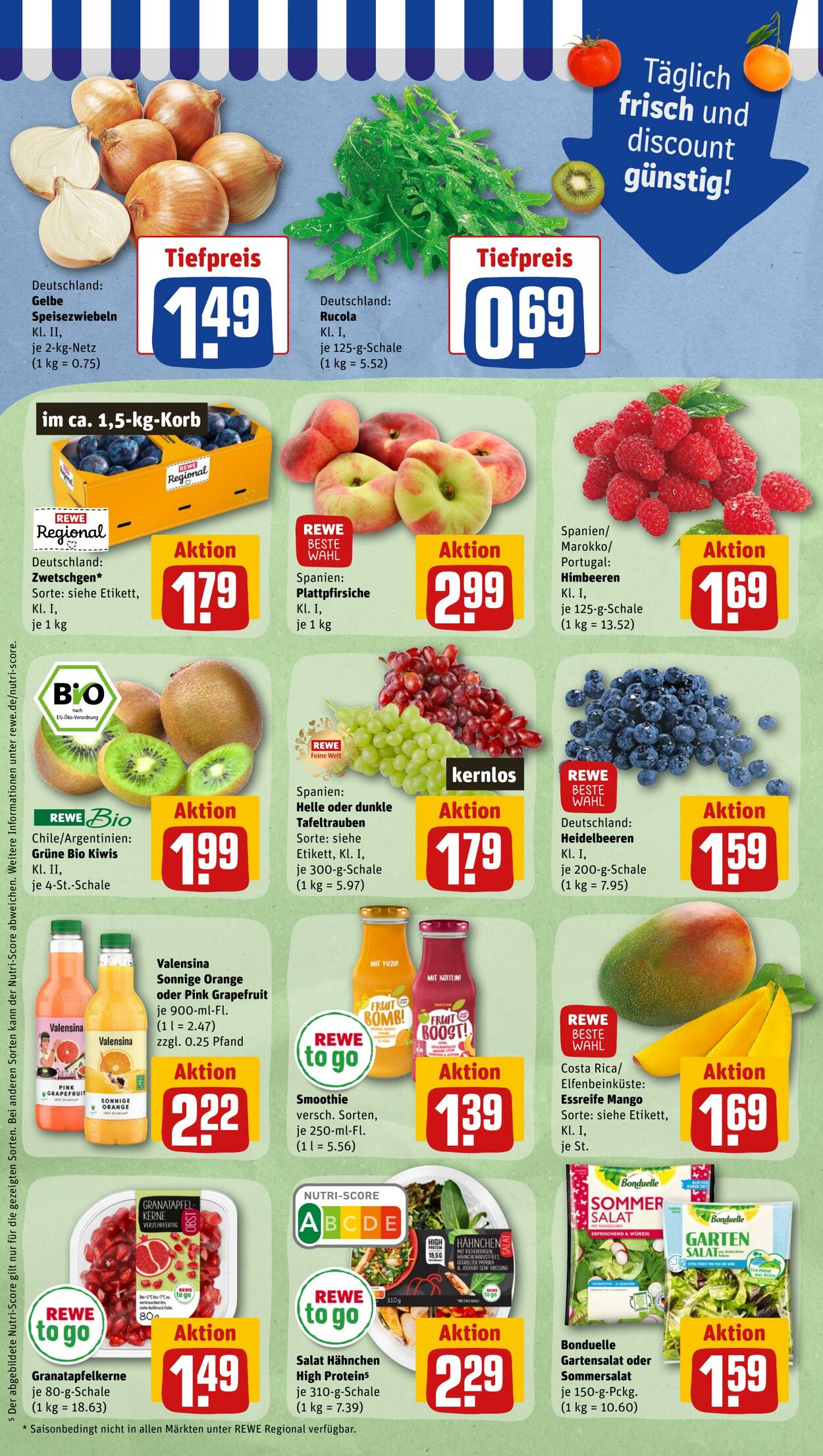 Prospekt Rewe 15.08.2022 - 20.08.2022