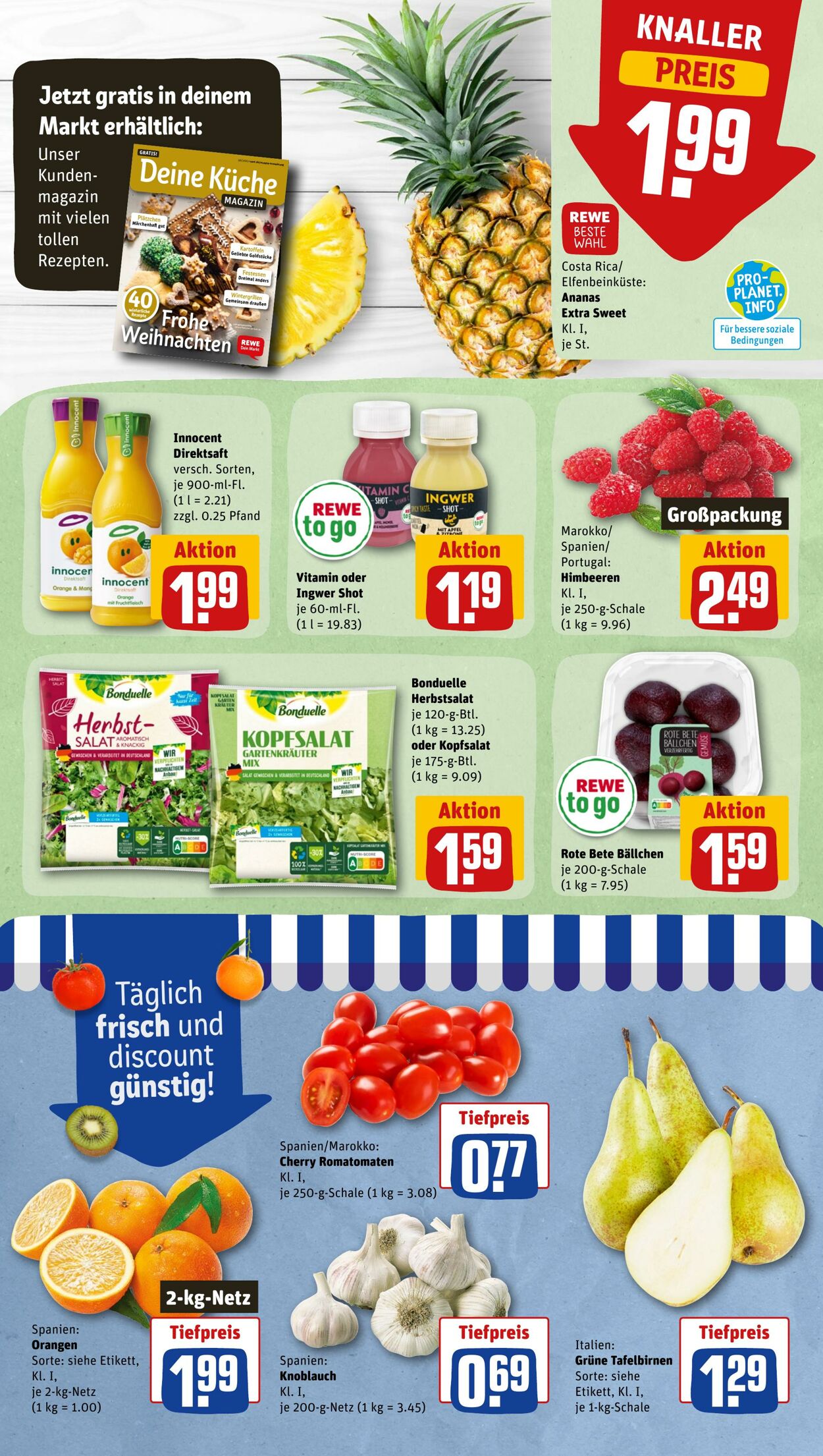 Prospekt Rewe 21.11.2022 - 26.11.2022