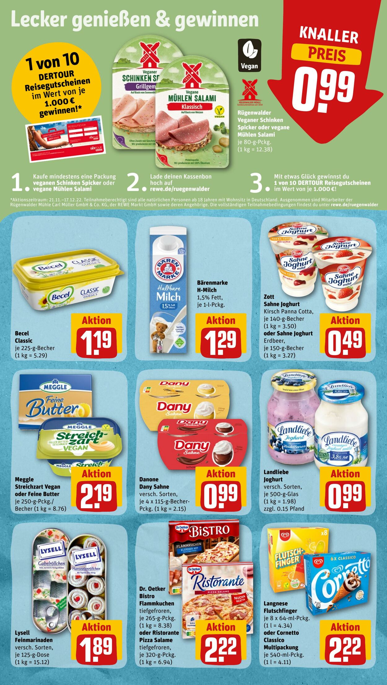 Prospekt Rewe 21.11.2022 - 26.11.2022