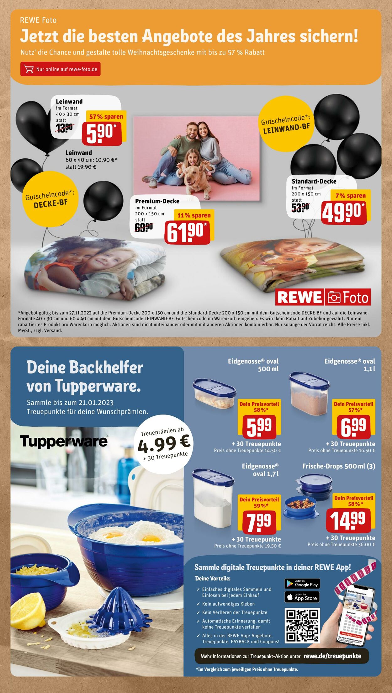 Prospekt Rewe 21.11.2022 - 26.11.2022