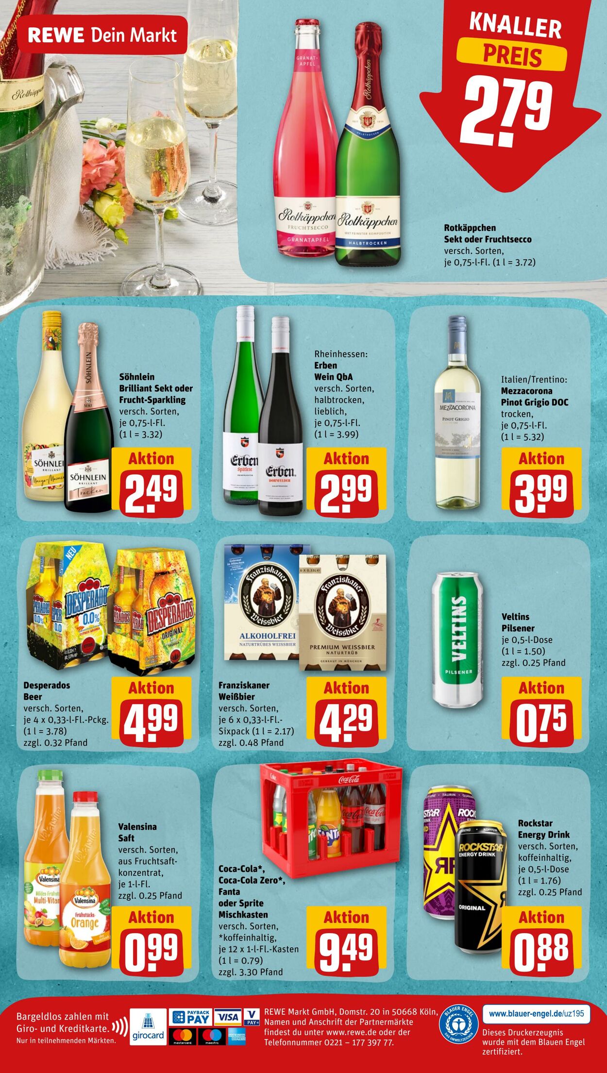 Prospekt Rewe 21.11.2022 - 26.11.2022