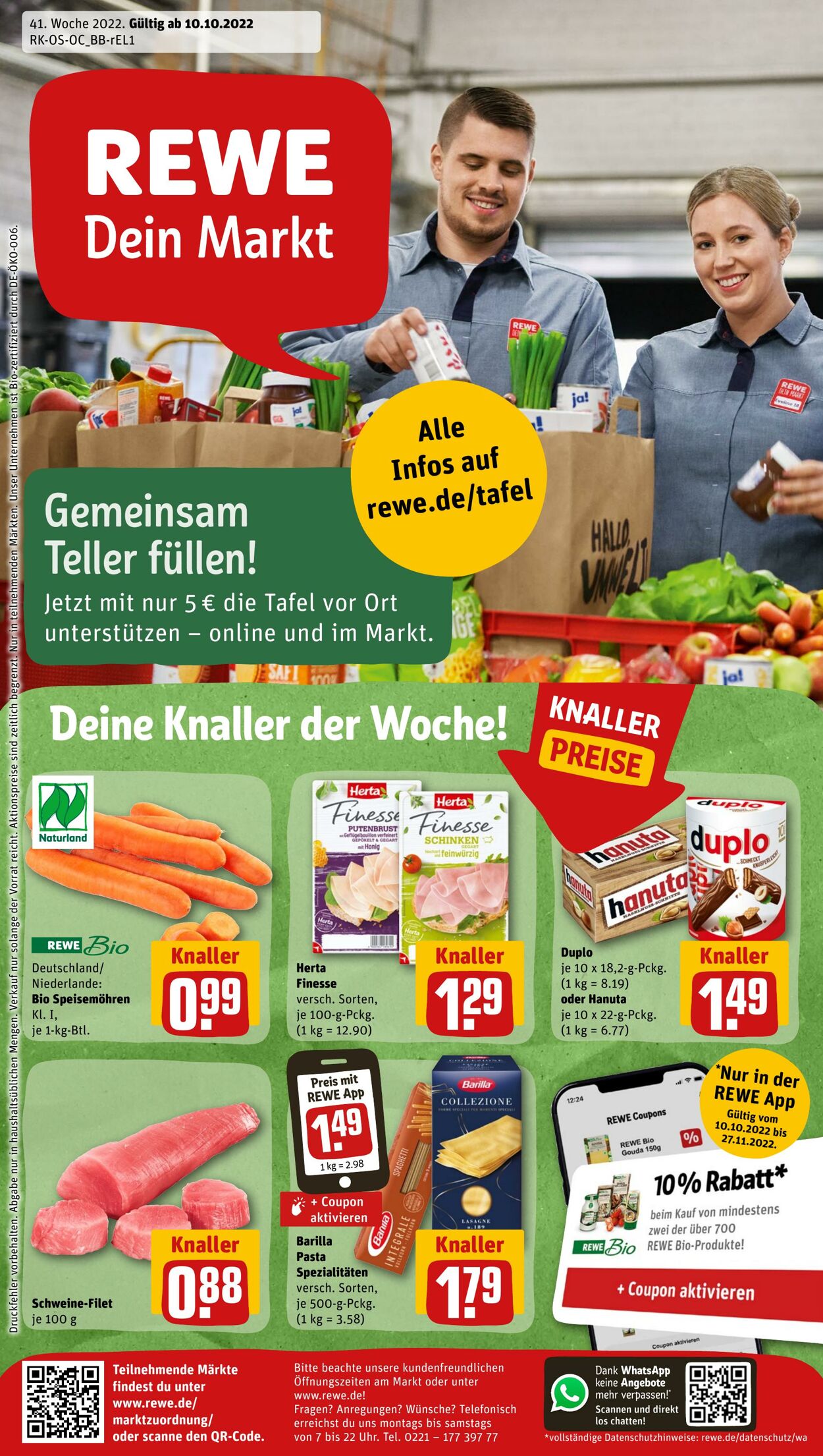 Prospekt Rewe 10.10.2022 - 15.10.2022