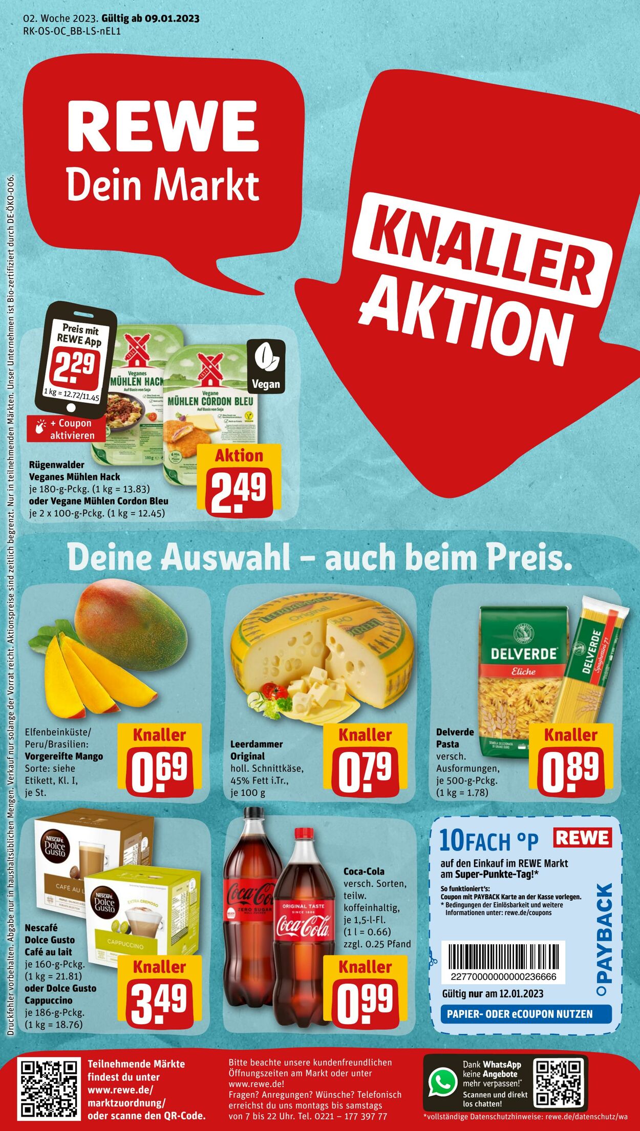 Prospekt Rewe 09.01.2023 - 14.01.2023