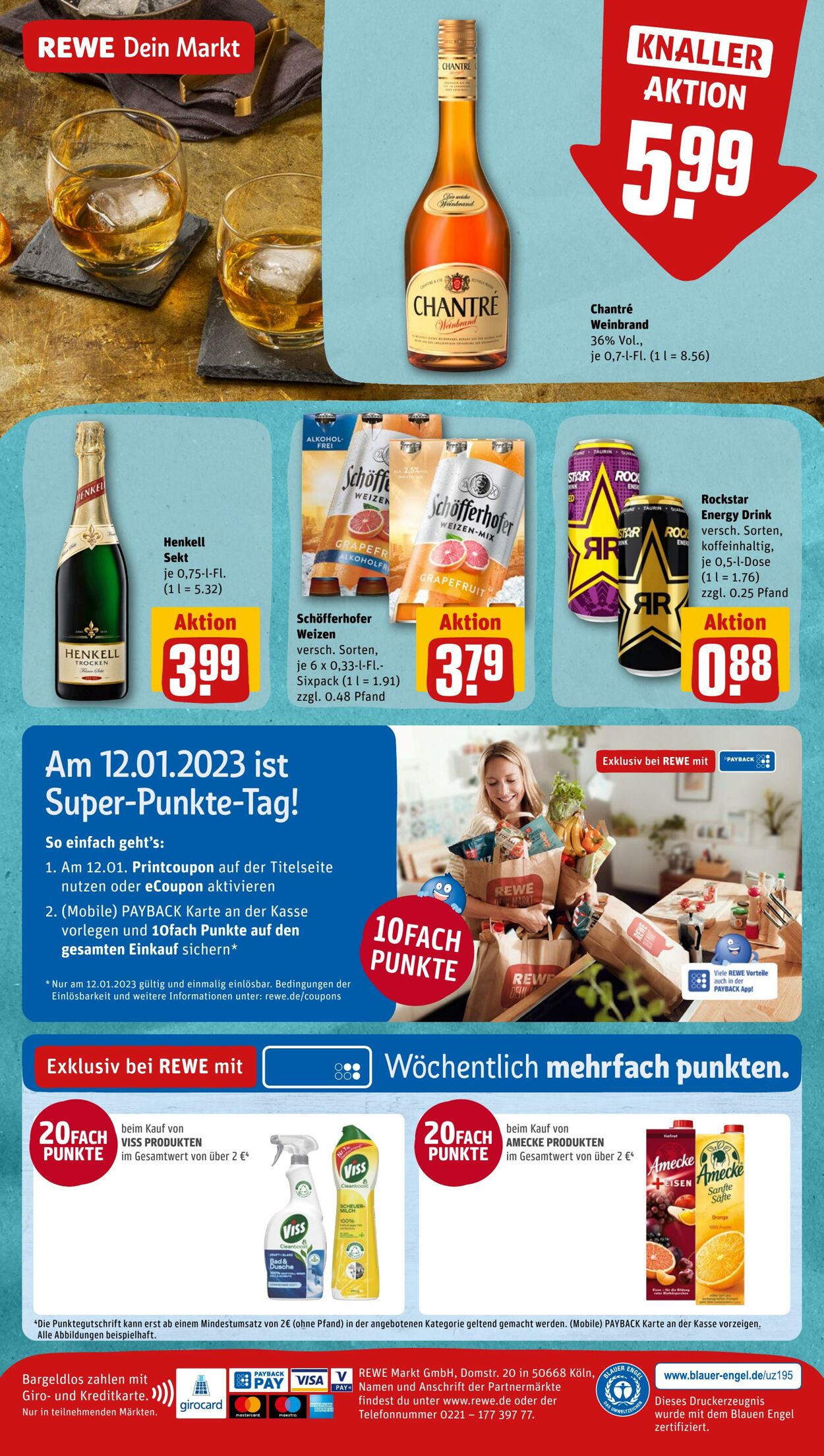 Prospekt Rewe 09.01.2023 - 14.01.2023