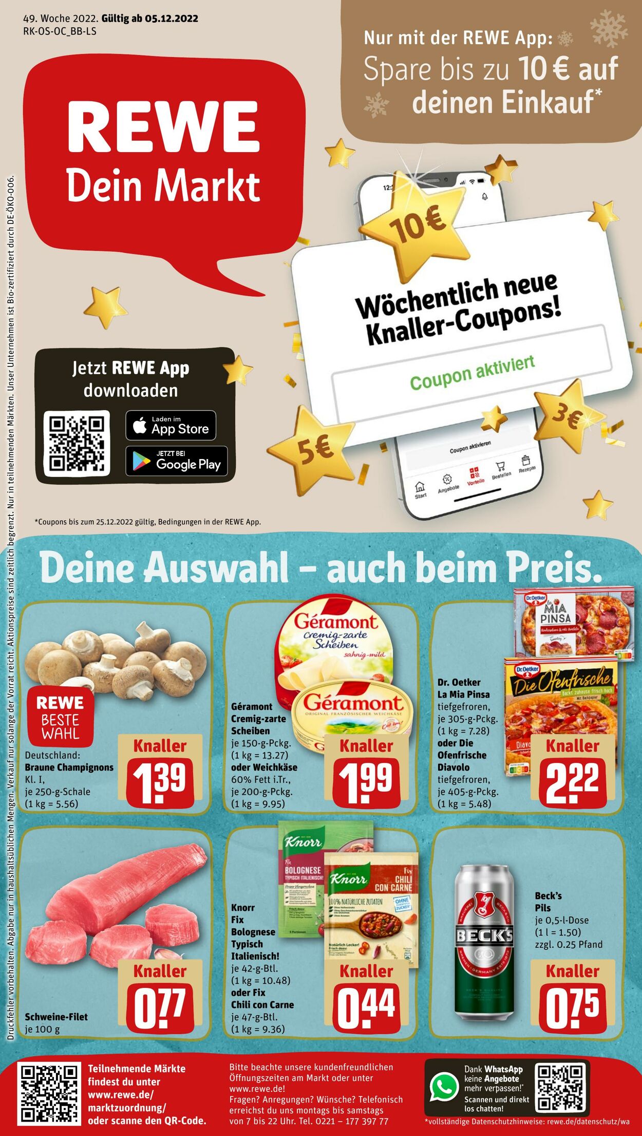 Prospekt Rewe 05.12.2022 - 10.12.2022