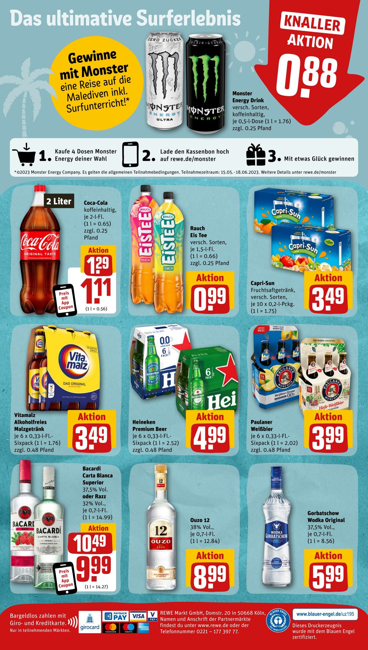 Prospekt Rewe 15.05.2023 - 20.05.2023