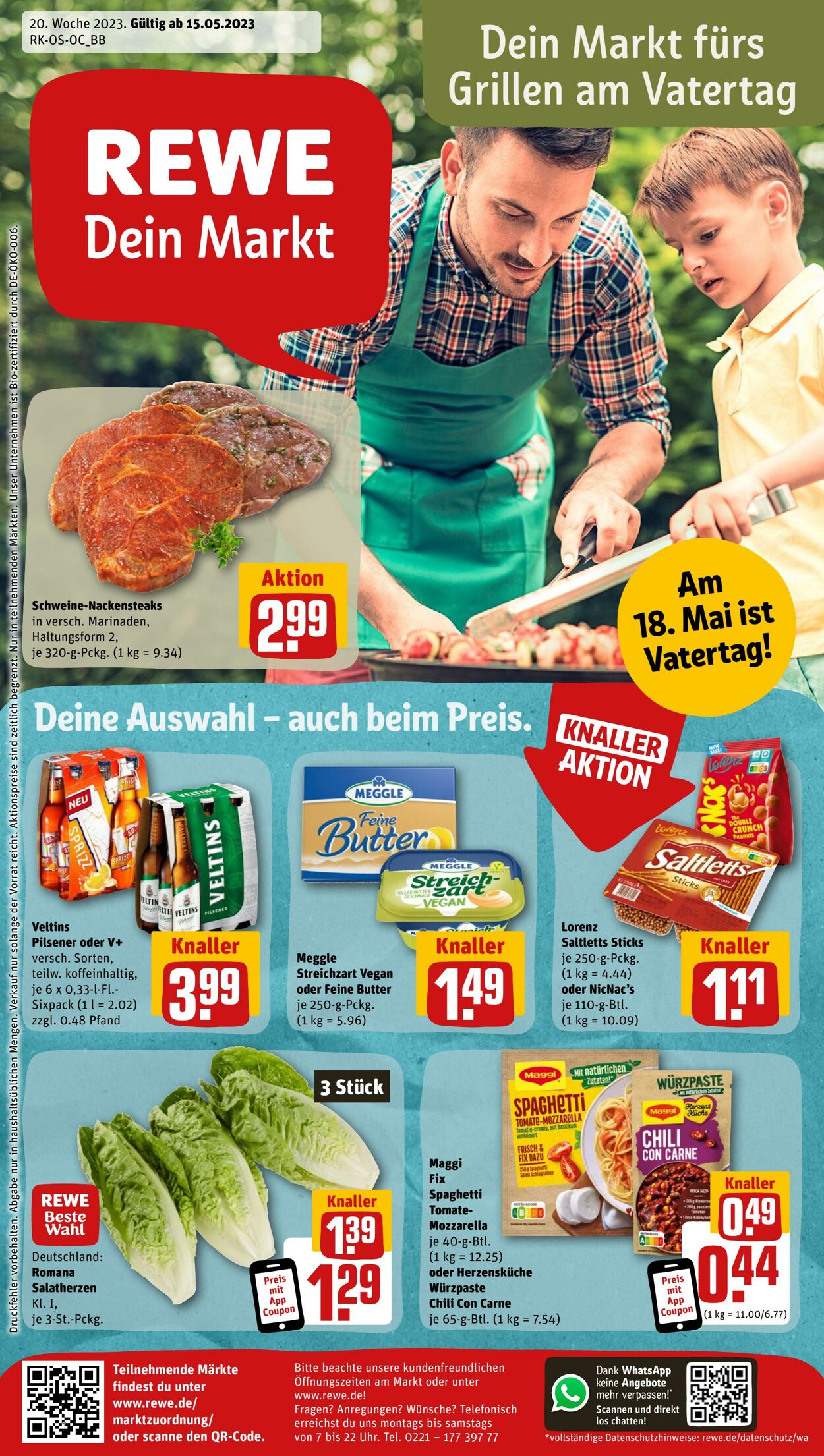 Prospekt Rewe 15.05.2023 - 20.05.2023