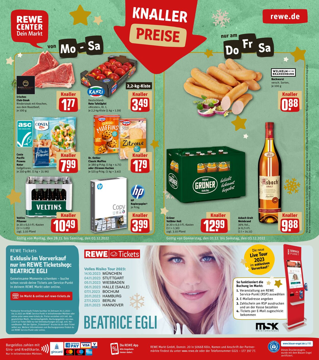 Prospekt Rewe 28.11.2022 - 03.12.2022