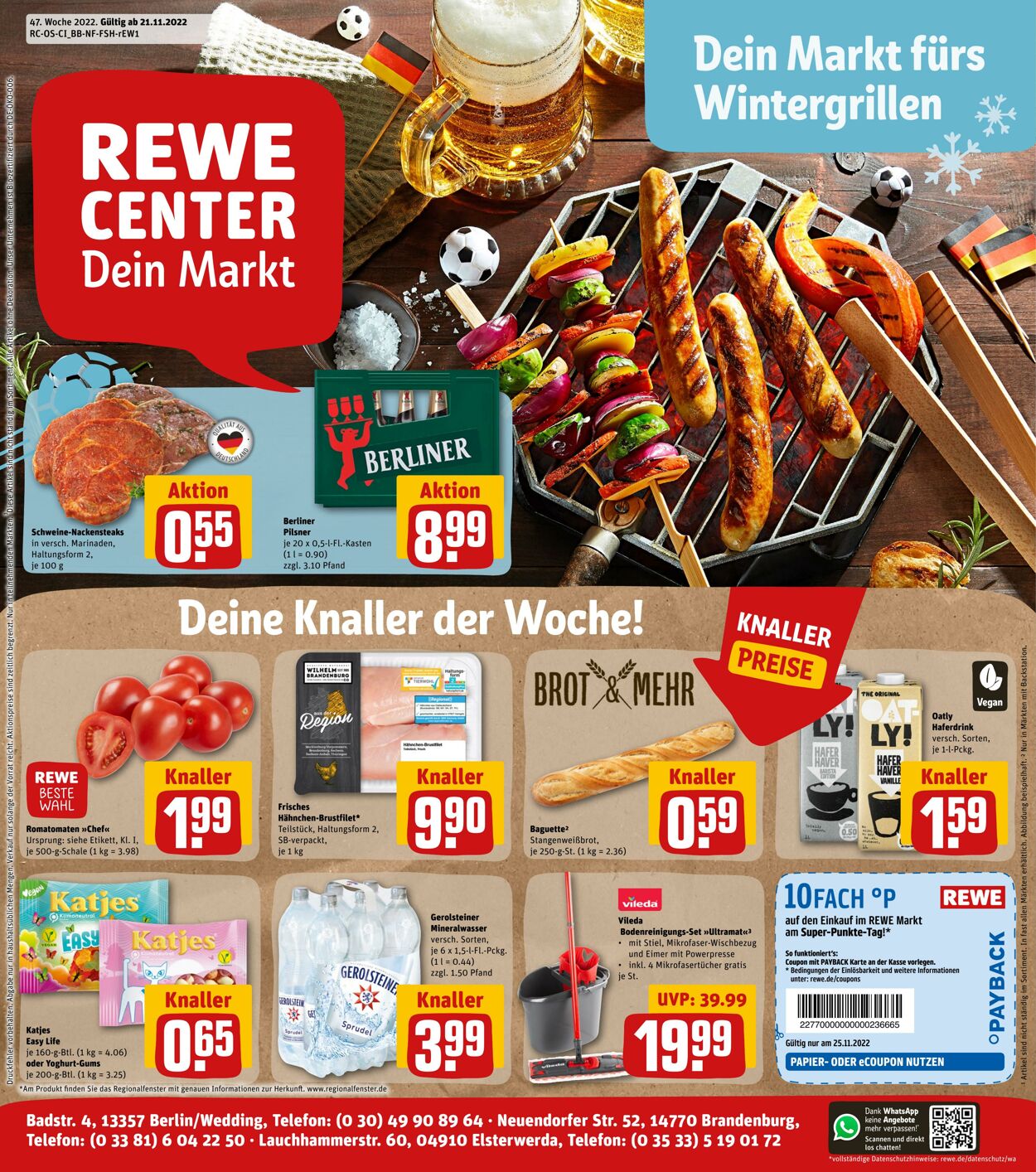 Prospekt Rewe 21.11.2022 - 26.11.2022