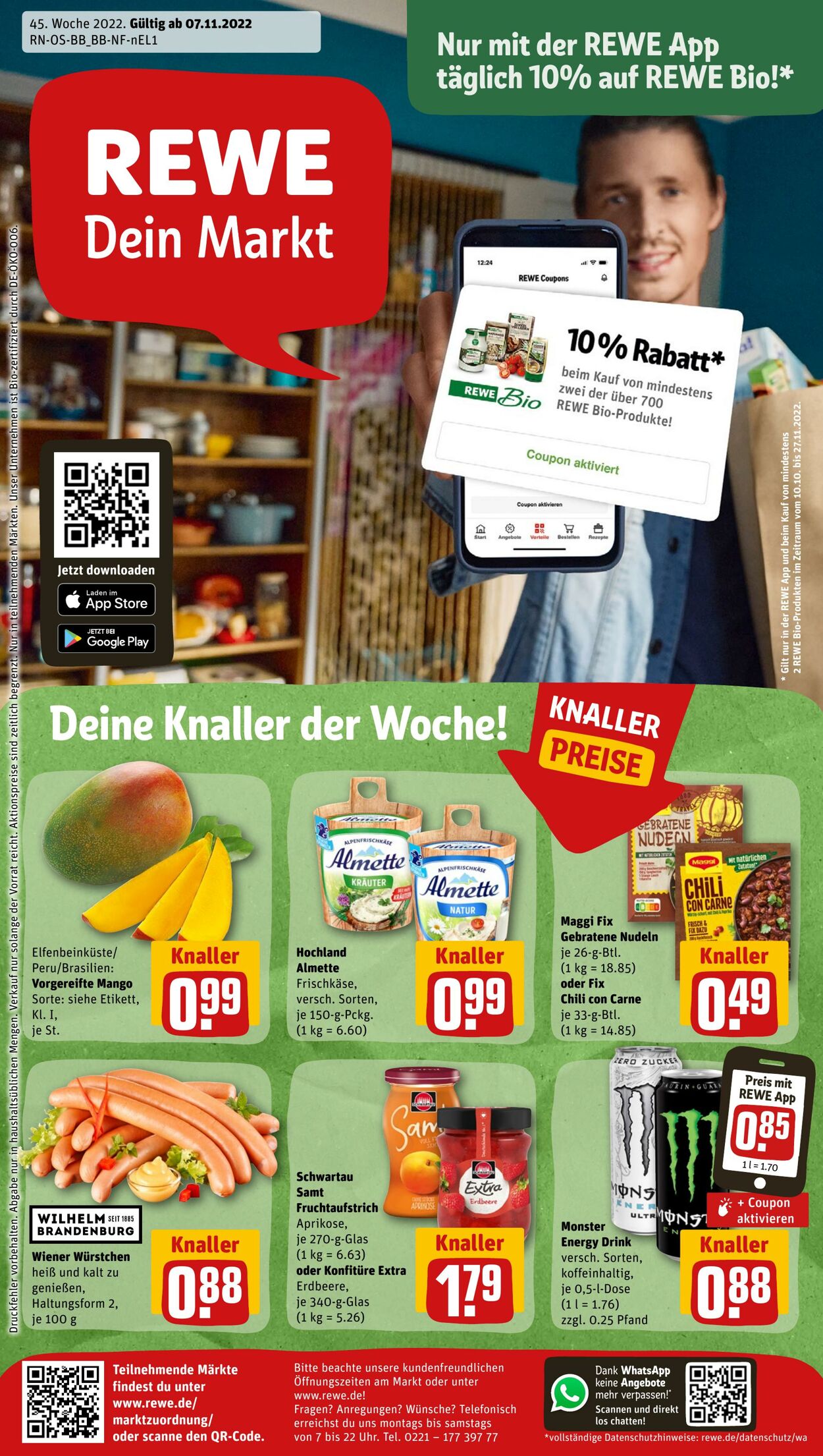 Prospekt Rewe 07.11.2022 - 12.11.2022