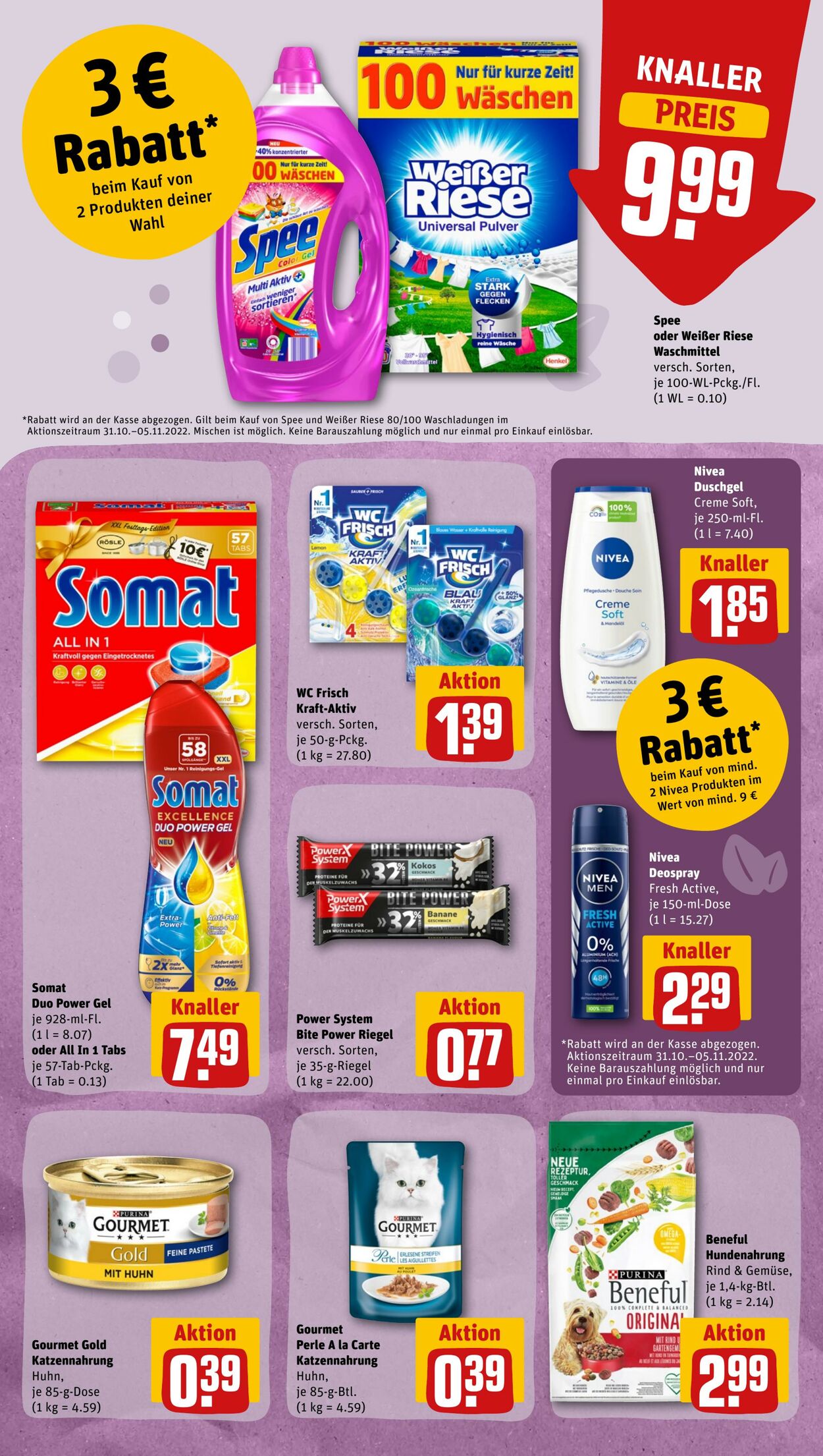 Prospekt Rewe 31.10.2022 - 05.11.2022