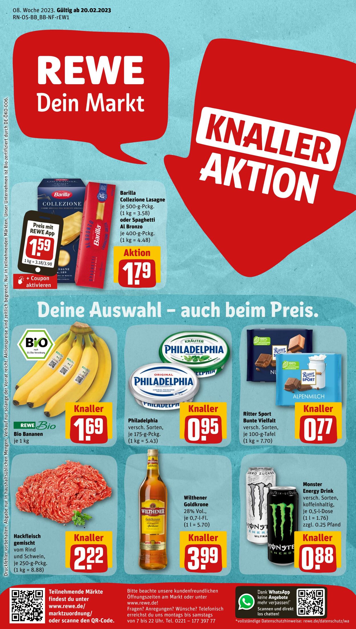 Prospekt Rewe 20.02.2023 - 25.02.2023