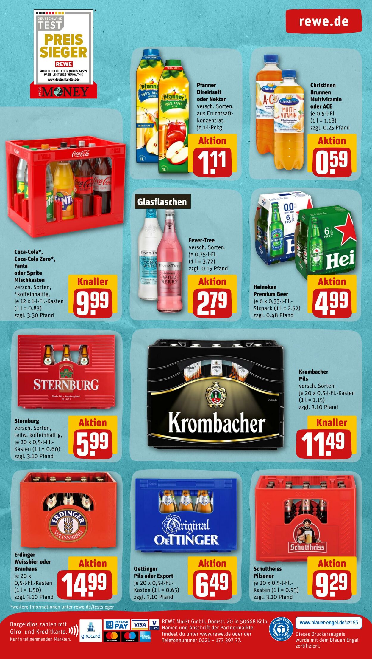 Prospekt Rewe 20.02.2023 - 25.02.2023