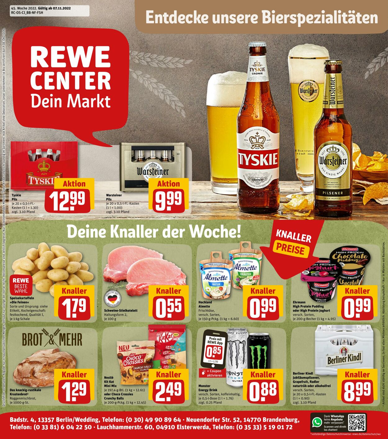 Prospekt Rewe 07.11.2022 - 12.11.2022