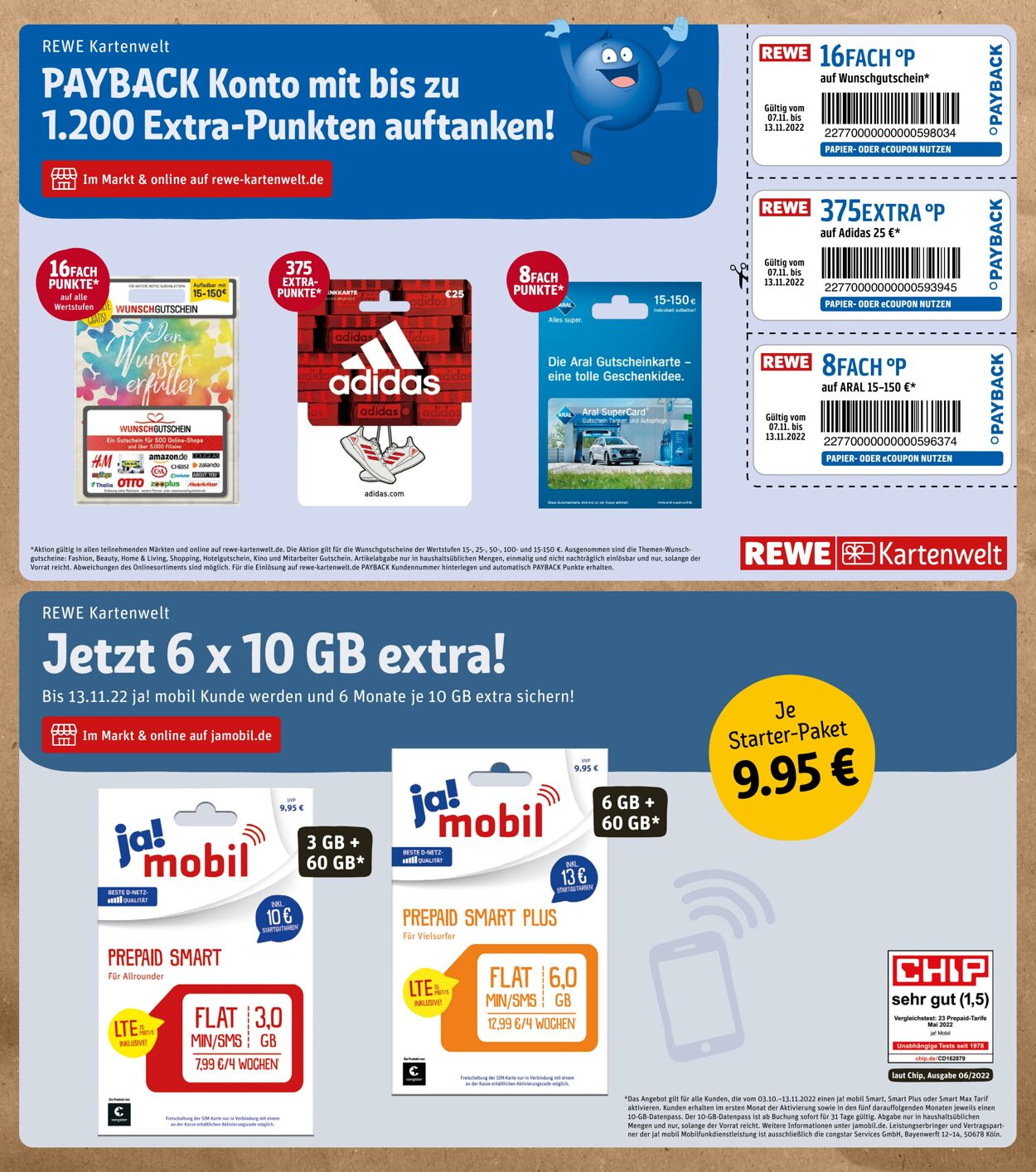 Prospekt Rewe 07.11.2022 - 12.11.2022