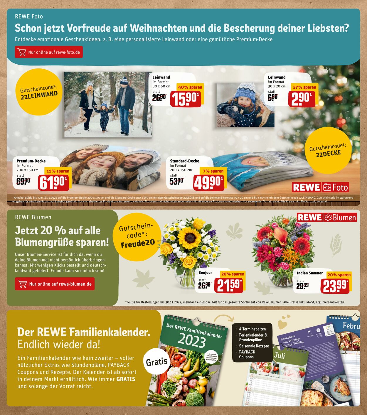 Prospekt Rewe 07.11.2022 - 12.11.2022