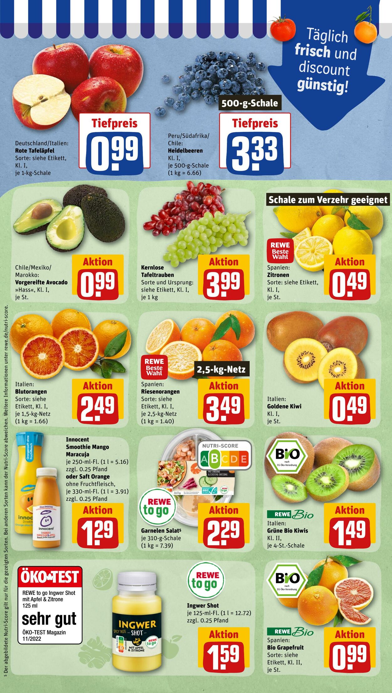 Prospekt Rewe 16.01.2023 - 21.01.2023