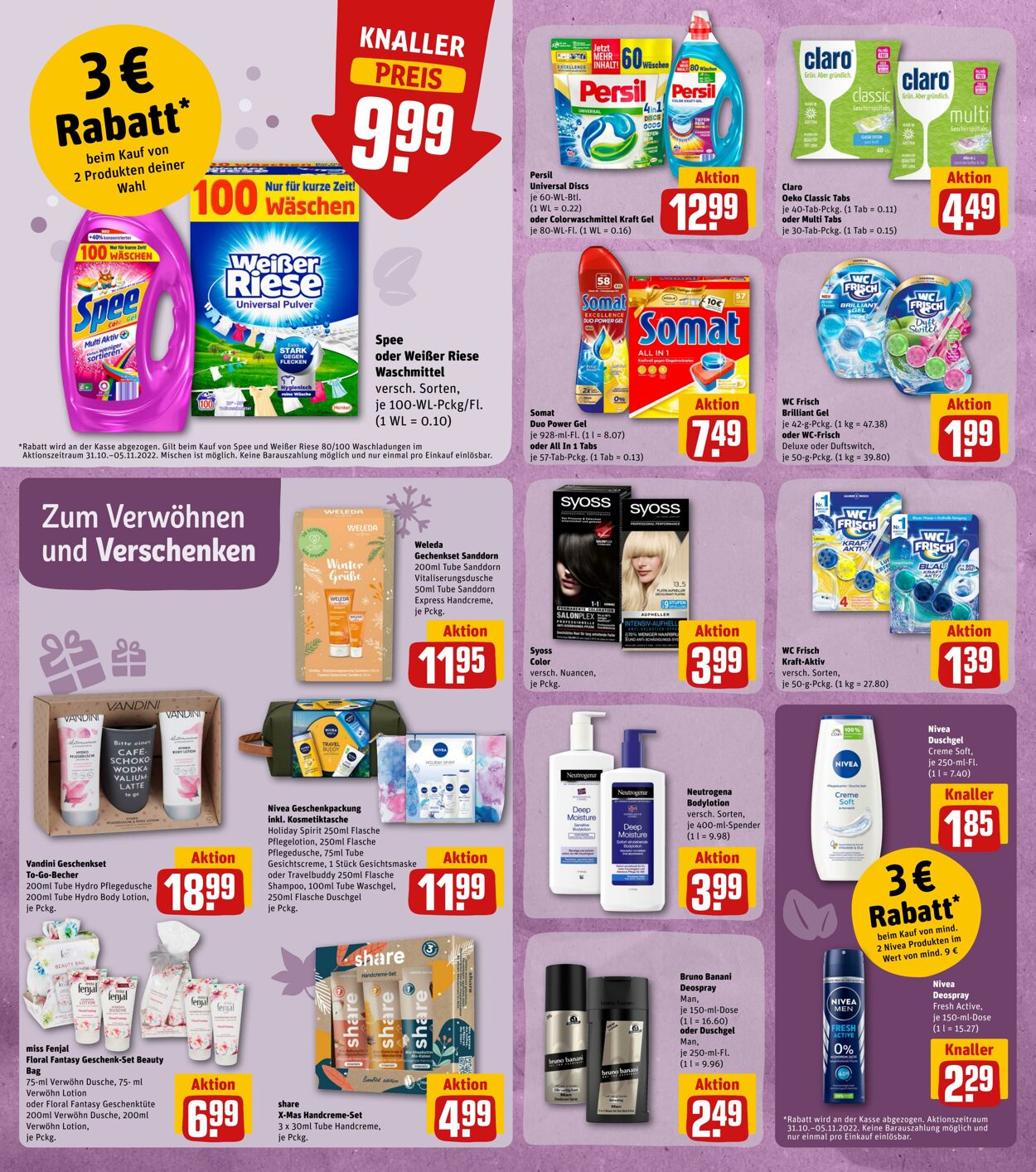 Prospekt Rewe 31.10.2022 - 05.11.2022