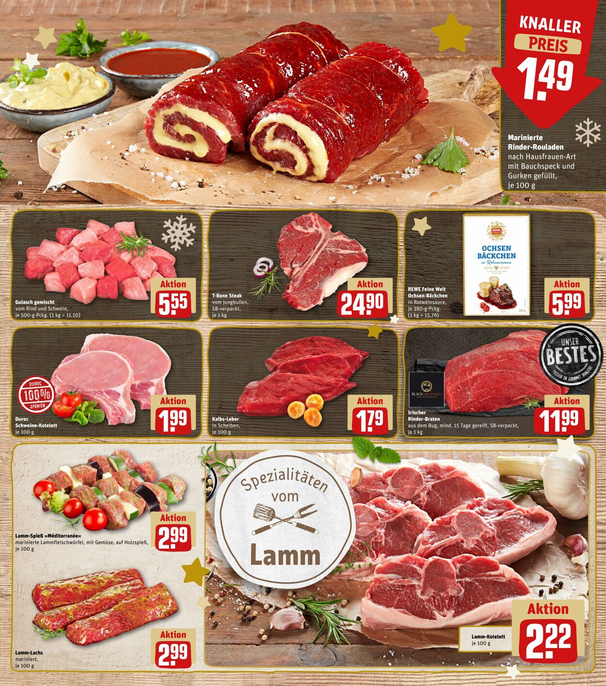 Prospekt Rewe 19.12.2022 - 24.12.2022