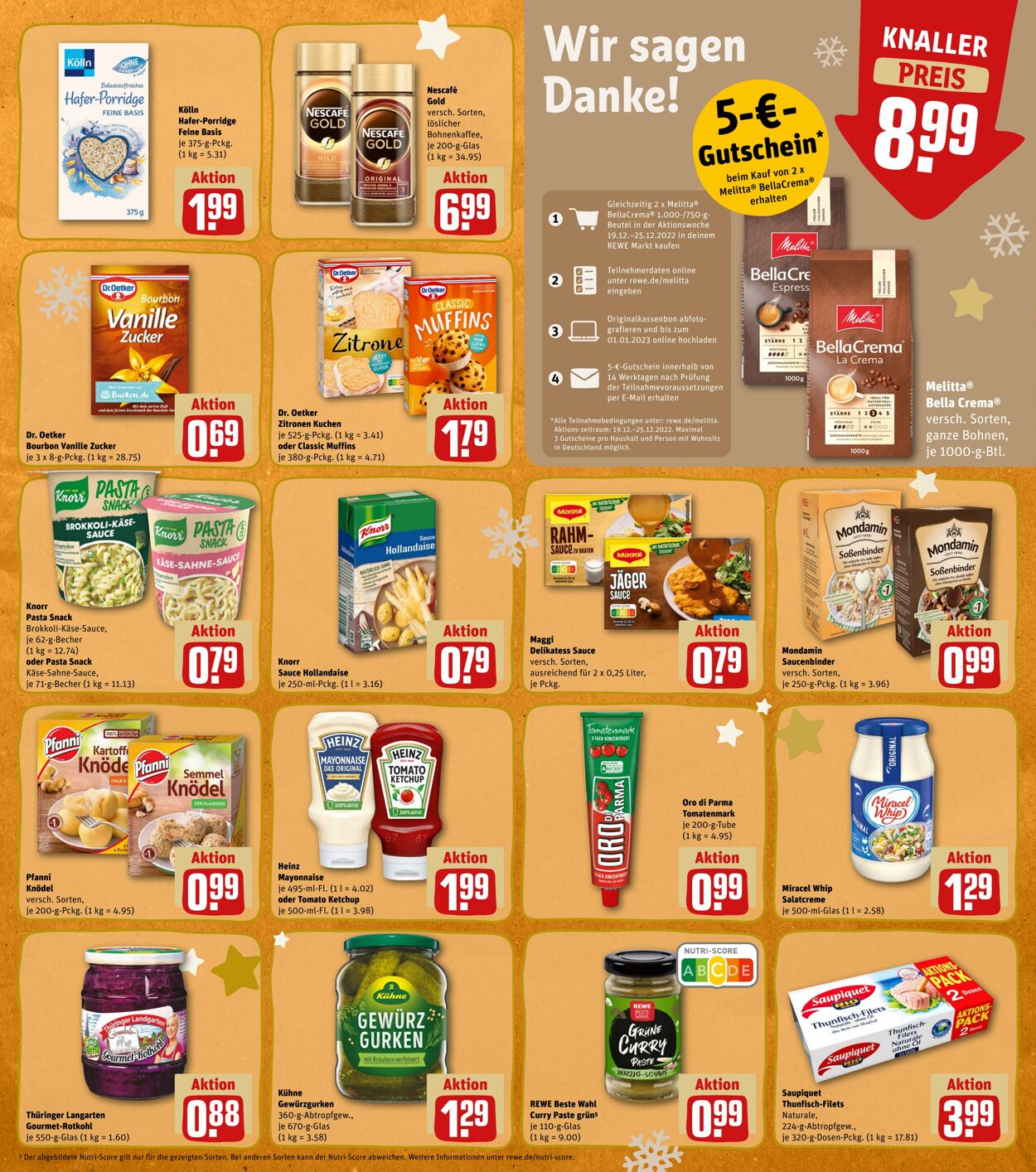 Prospekt Rewe 19.12.2022 - 24.12.2022