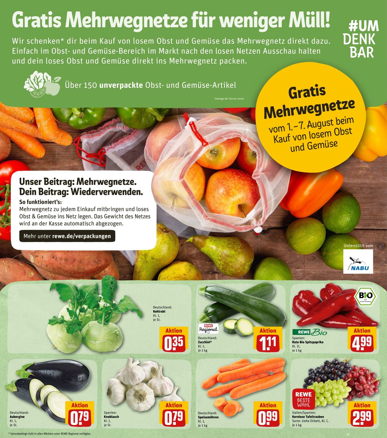 Prospekt Rewe 01.08.2022 - 06.08.2022