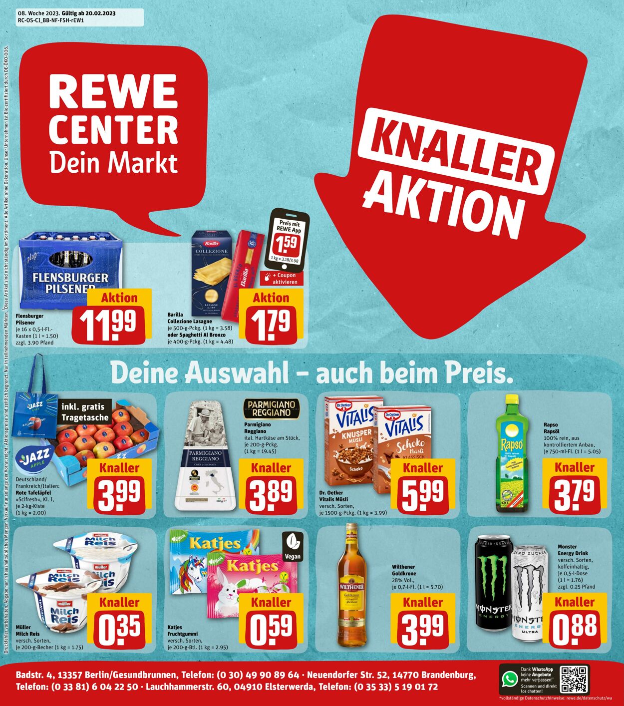 Prospekt Rewe 20.02.2023 - 25.02.2023