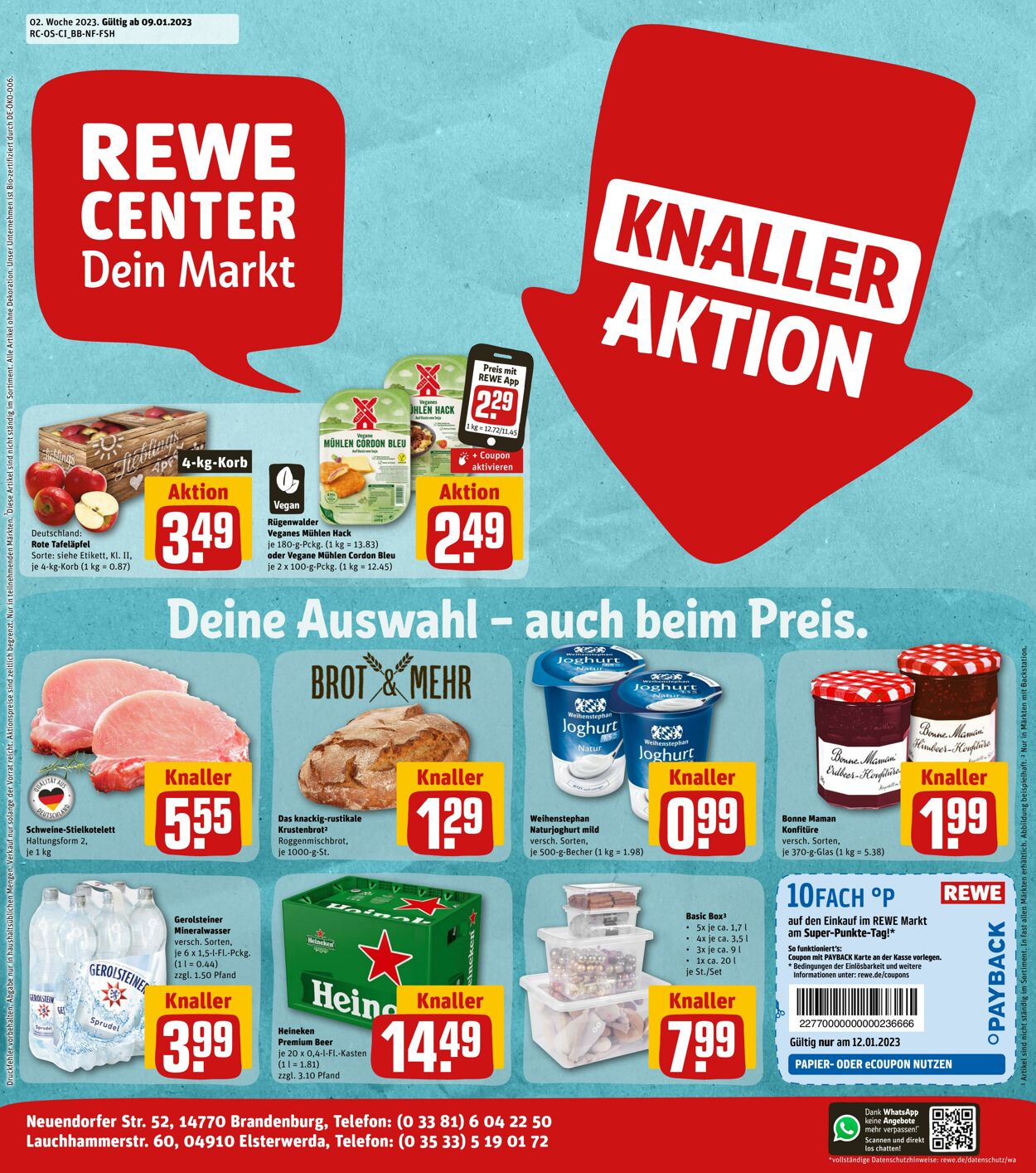 Prospekt Rewe 09.01.2023 - 14.01.2023