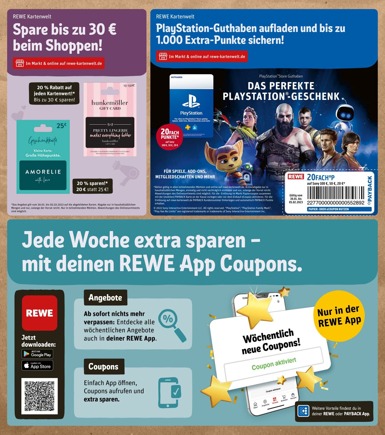 Prospekt Rewe 30.01.2023 - 04.02.2023